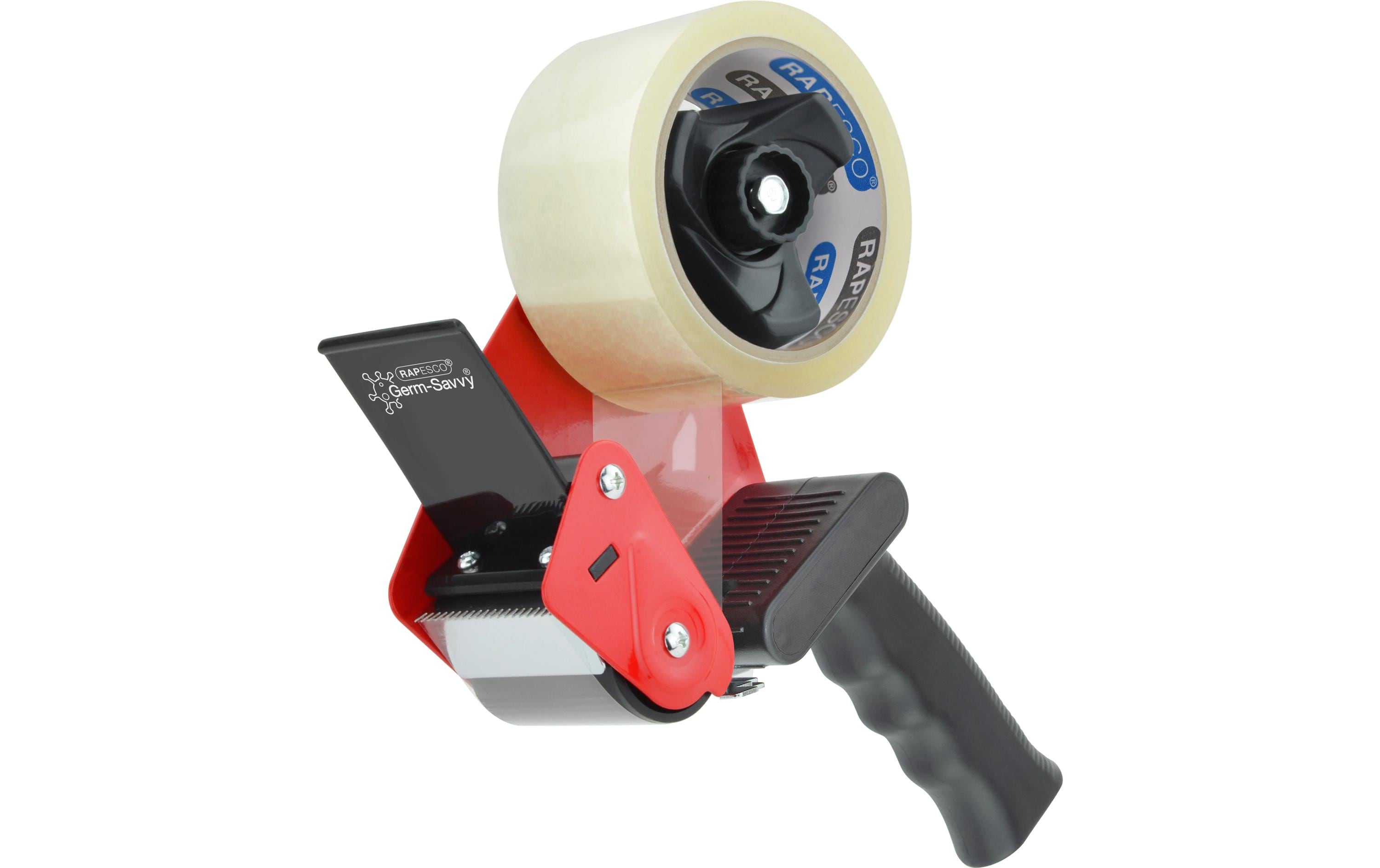 Rapesco Handabroller Klebeband Germ-Savvy antibakteriell 50 mm – Paketbandabroller von Rapesco