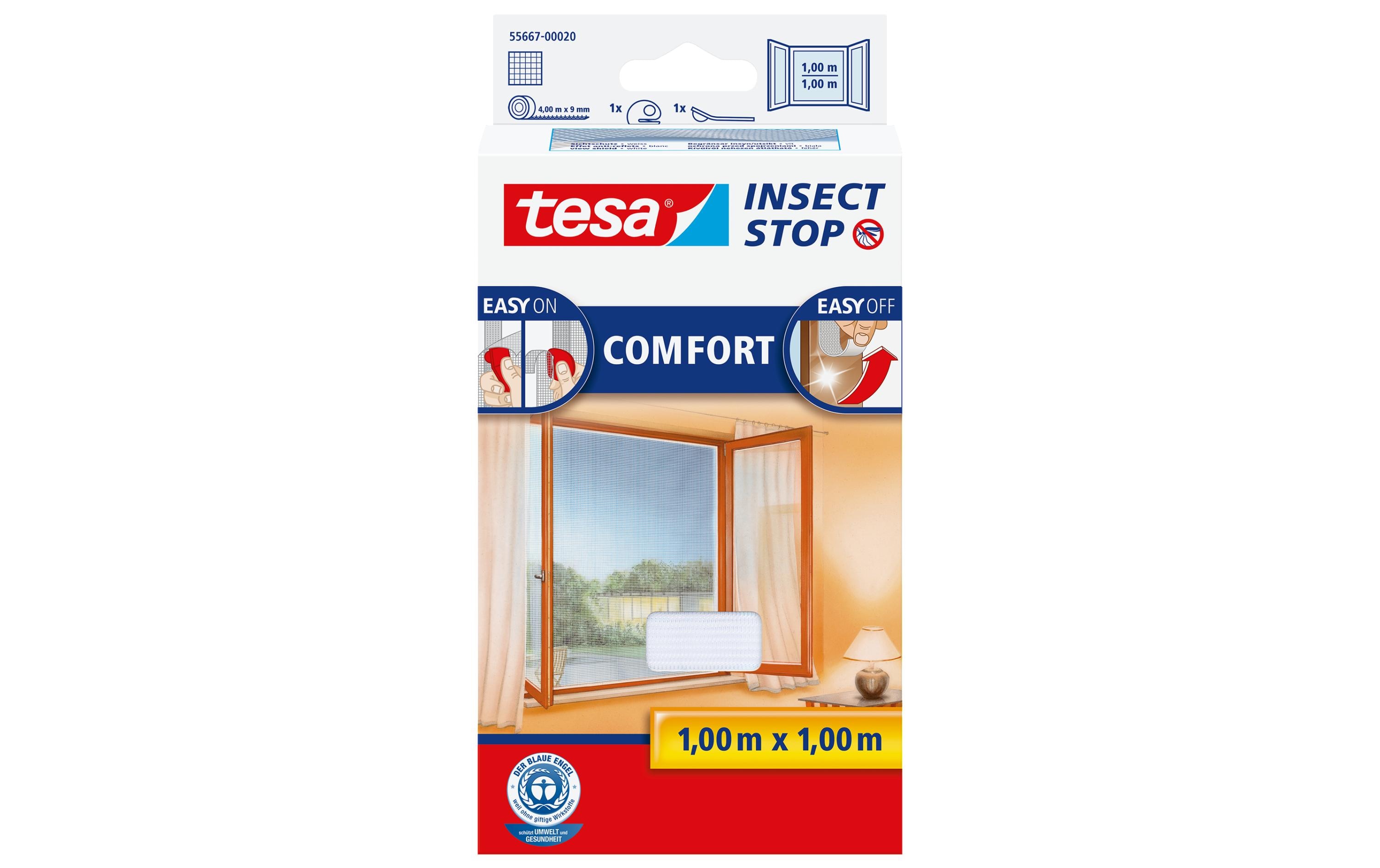 Tesa Insect Stop Comfort Fenster weiss