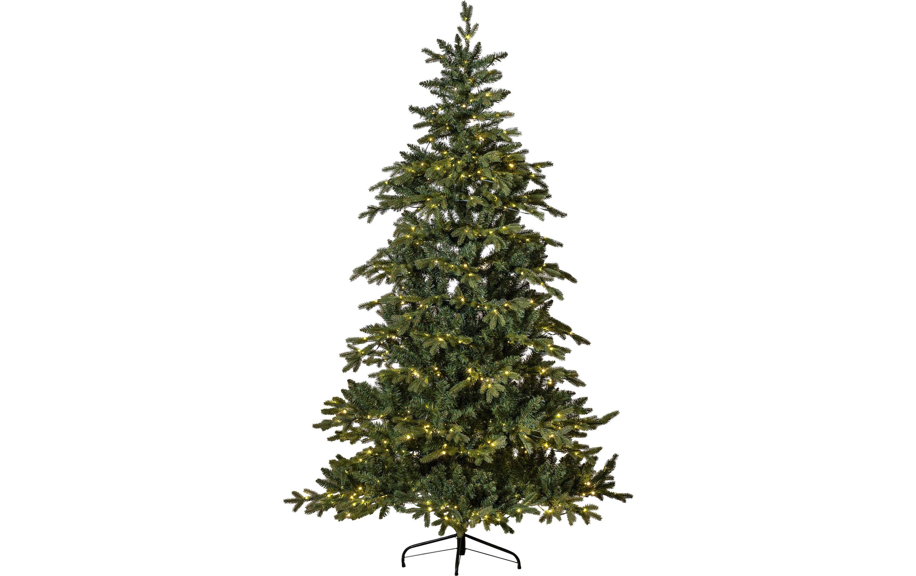 Star Trading Weihnachtsbaum Larvik, 700 LED's, 210 cm – LED-Weihnachtsbaum für aussen von Star Trading