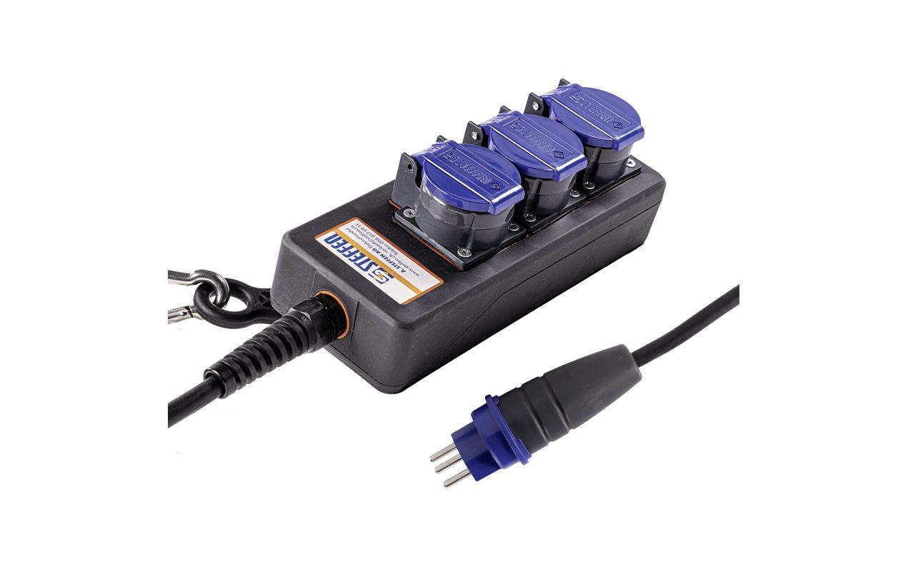 STEFFEN Industrie-Steckerleiste Professional 3x T23 IP55, 3 m – Industrie-Steckerleiste von STEFFEN