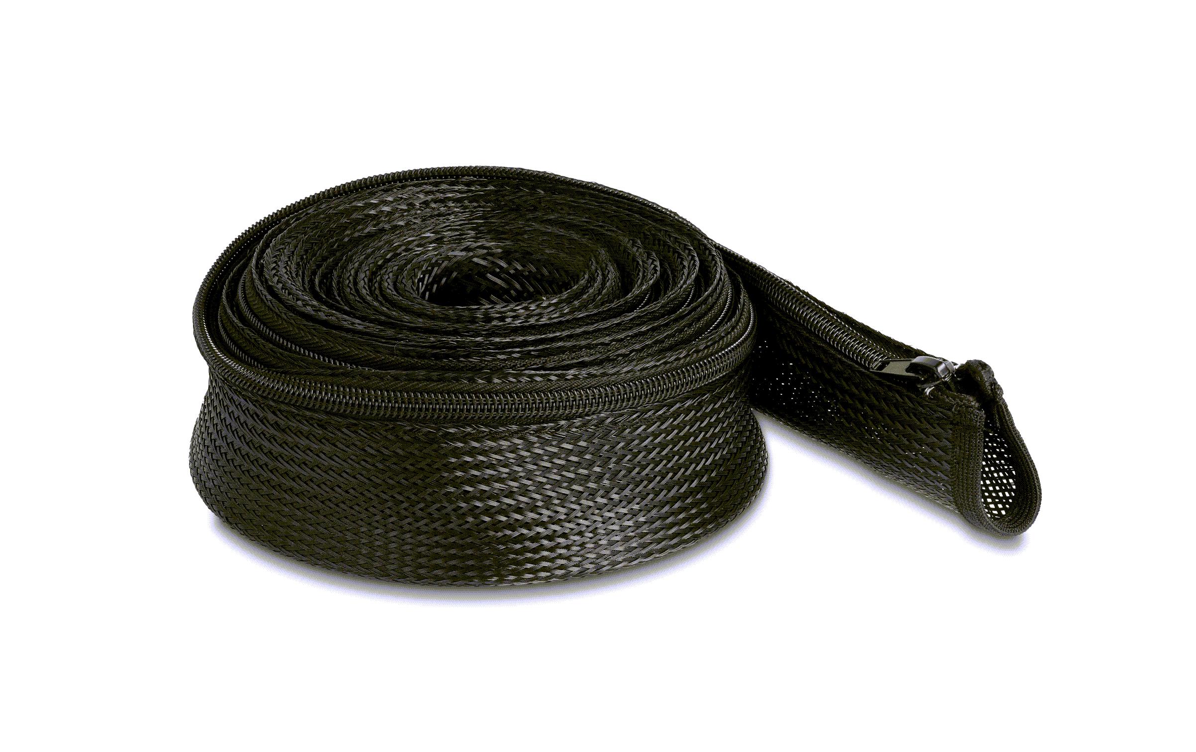 Delock Kabelschlauch 5 m x 50 mm, mit Reissverschluss, Schwarz – Kabelschlauch von Delock