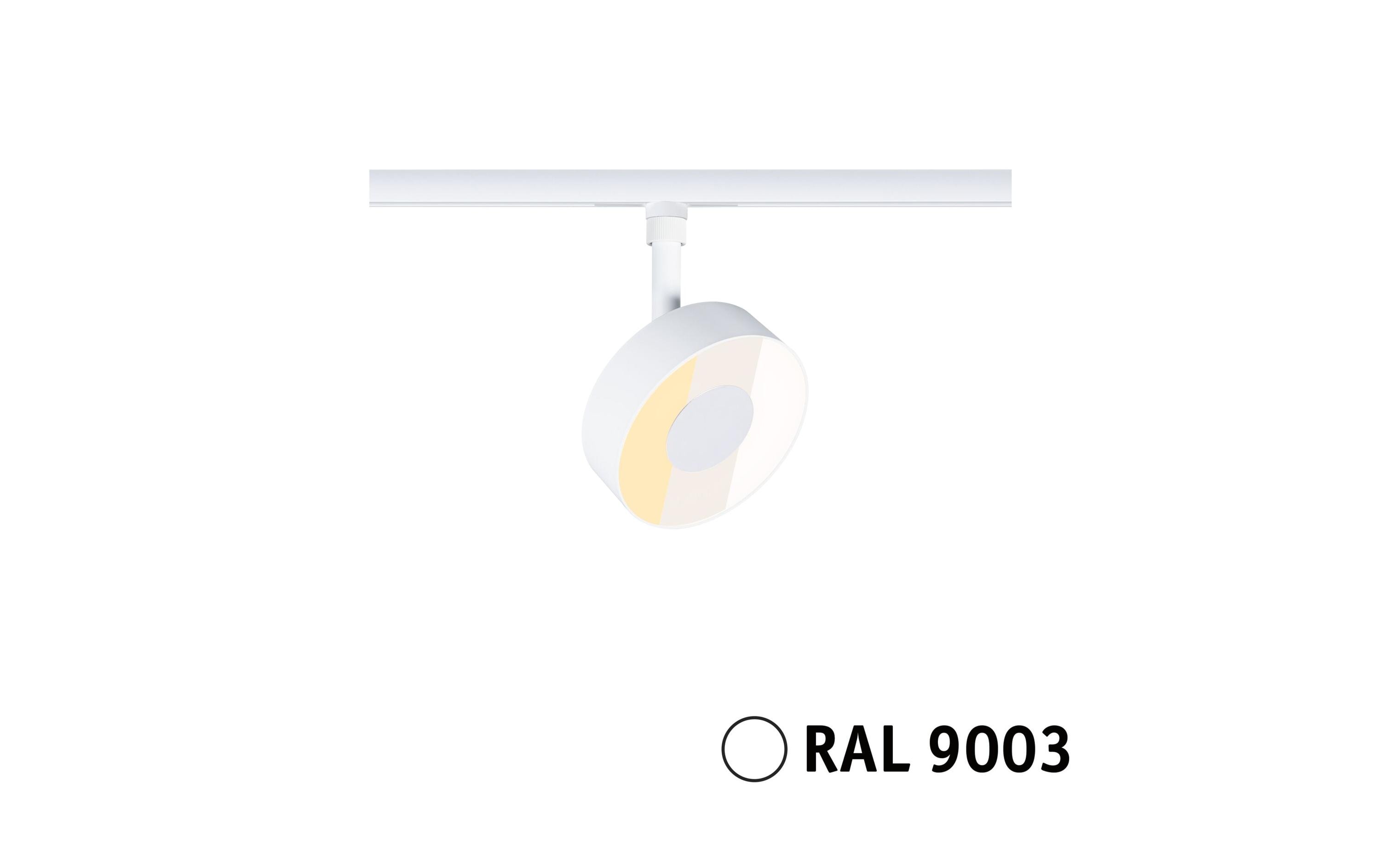 Paulmann URail Schienenspot Circle dimmbar 230 V Weiss – Schienenspot für Paulmann URail von Paulmann
