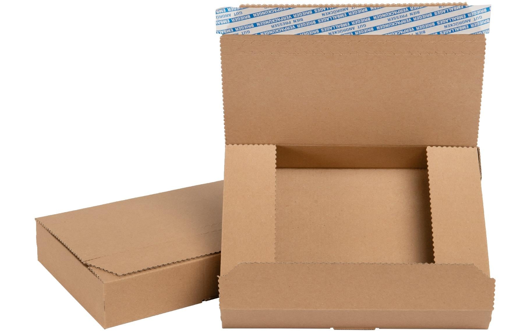 Brieger Versandkarton 240 x 165 x 41 mm, Braun, 25 Stück – Versandkarton von Brieger