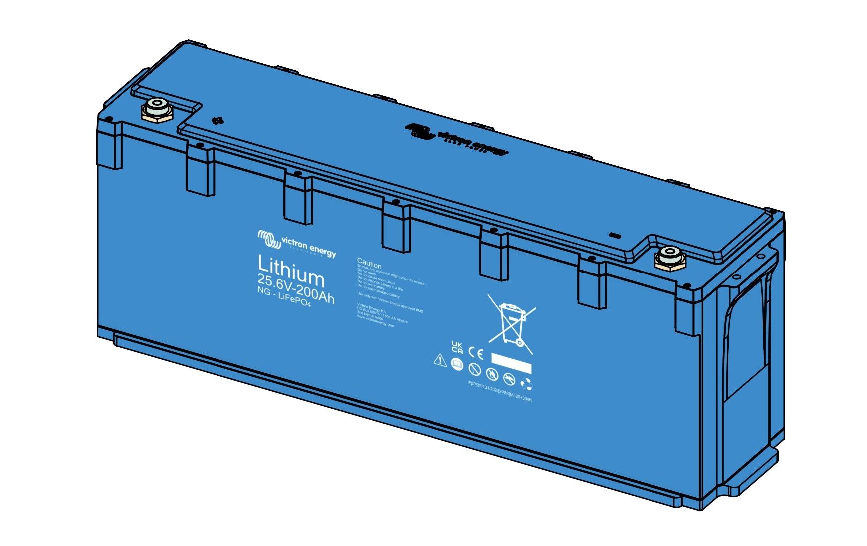 Victron Batterie Energy LiFePO4 25.6 V 200Ah NG