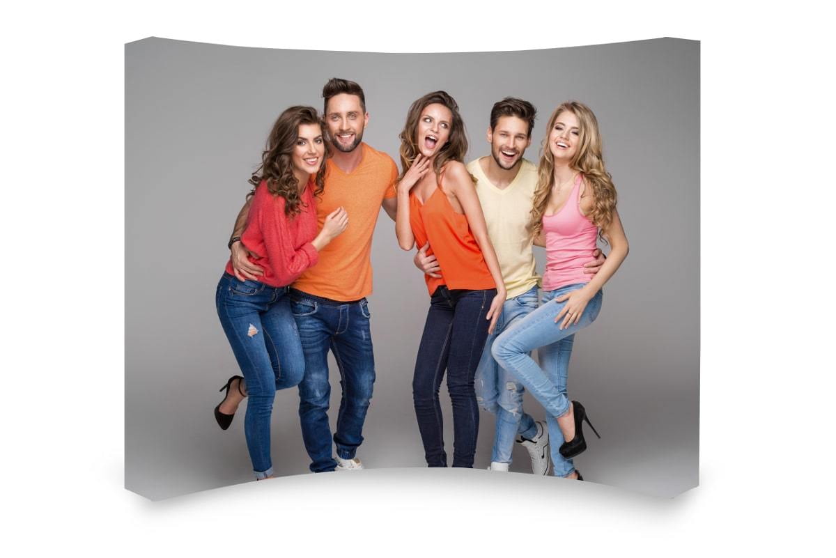 Velcro POP UP gebogen 3X3