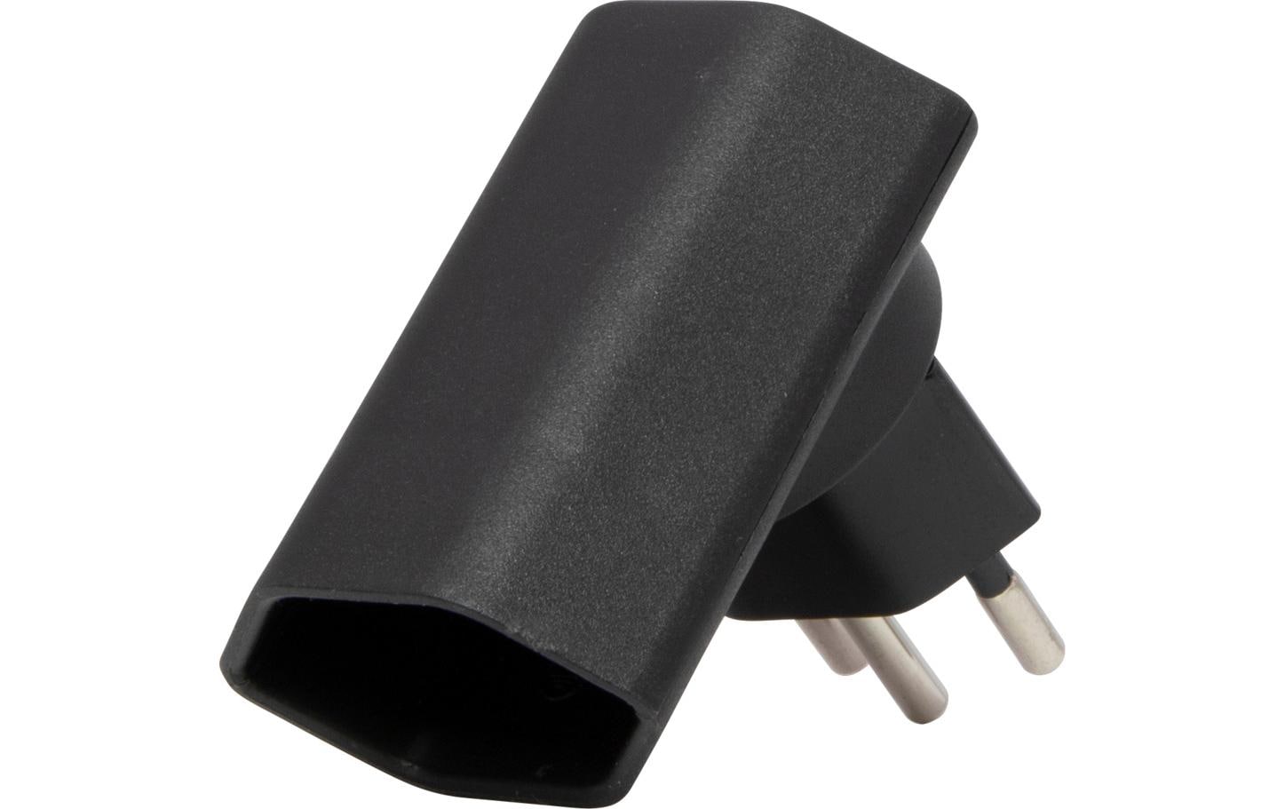 Brennenstuhl Flachstecker 1 x T13, 300° drehbar, flach, Schwarz – Zwischenstecker von Brennenstuhl