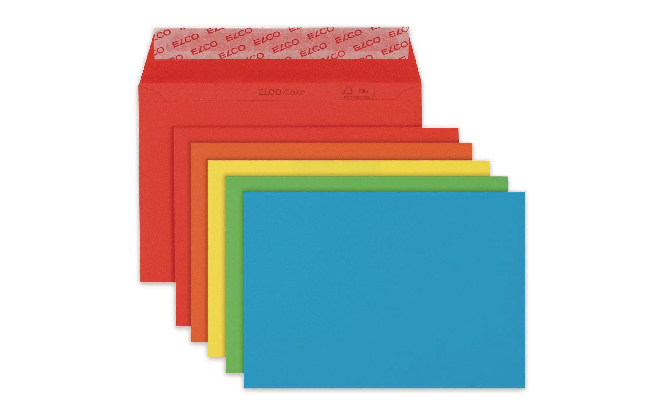 ELCO Couvert Color C6 Assortiert, 20 Stück – Couvert von ELCO
