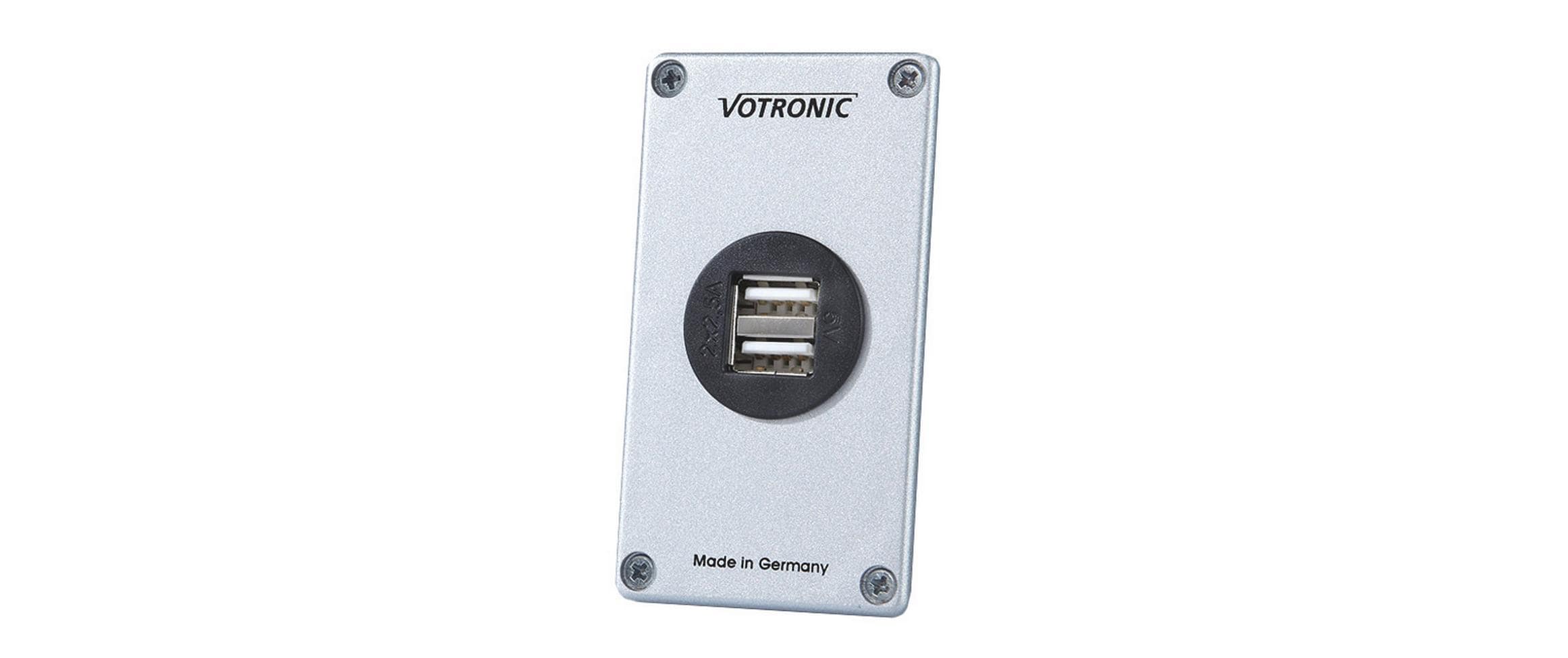 Votronic Ladegerät USB Paneel S 5 V, 2.5 A
