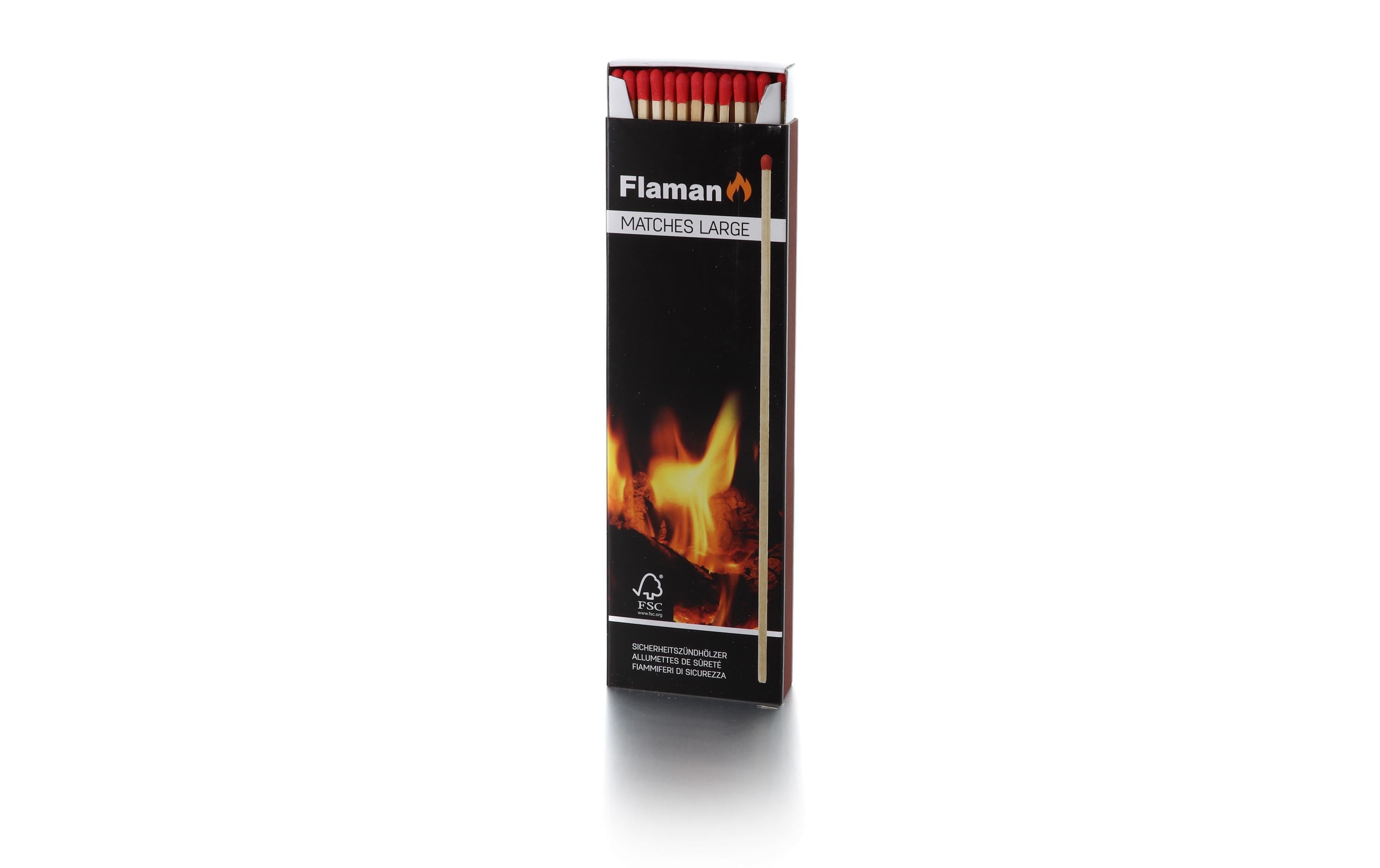Flaman Grillanzünder Matches XL, 60 Stück, FSC