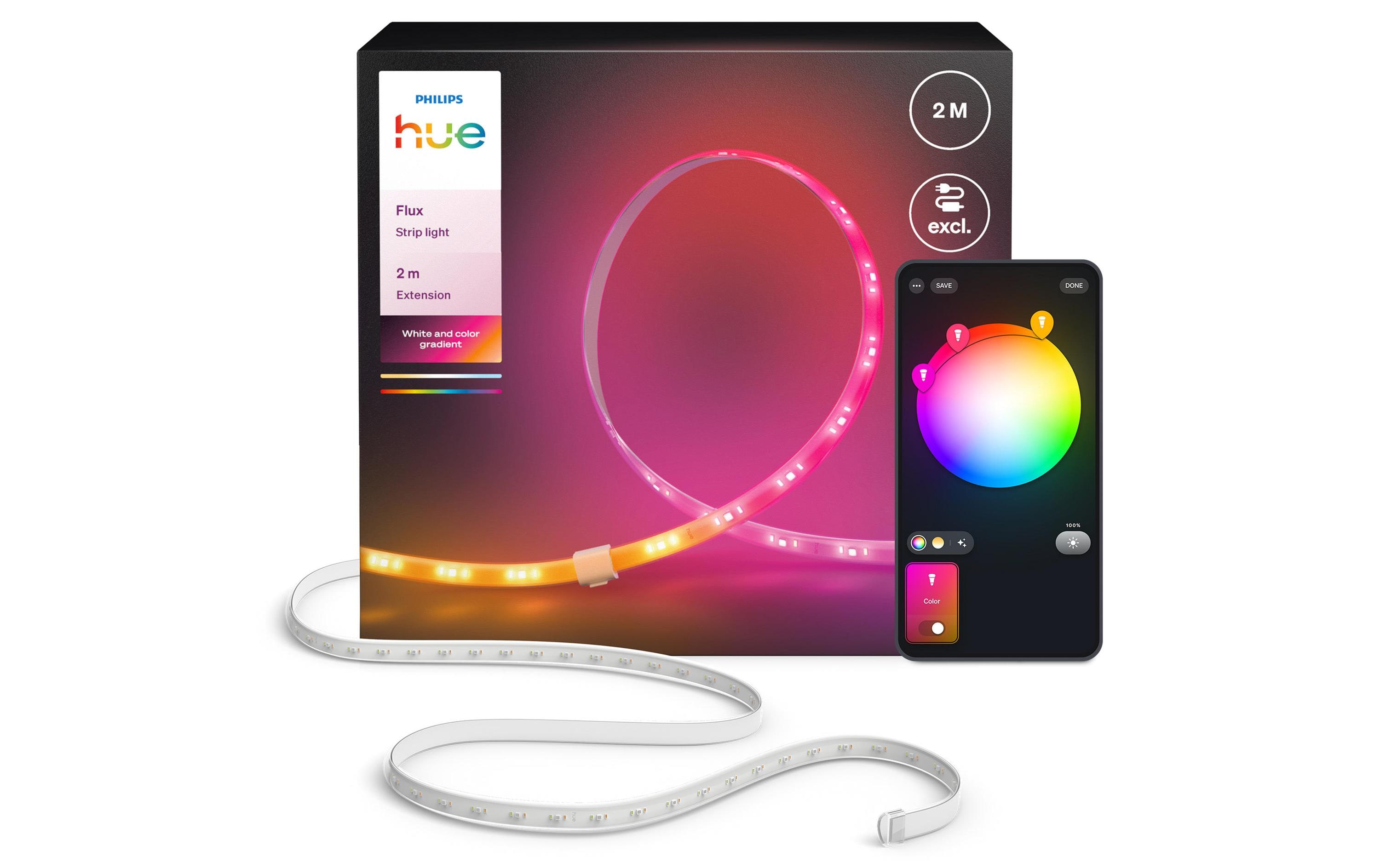 Philips Hue Lightstrip Flux Gradient Verlängerung 2 m