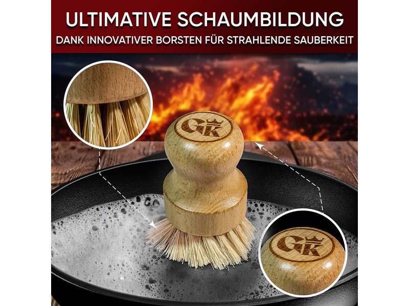 Holz-Spülbürste