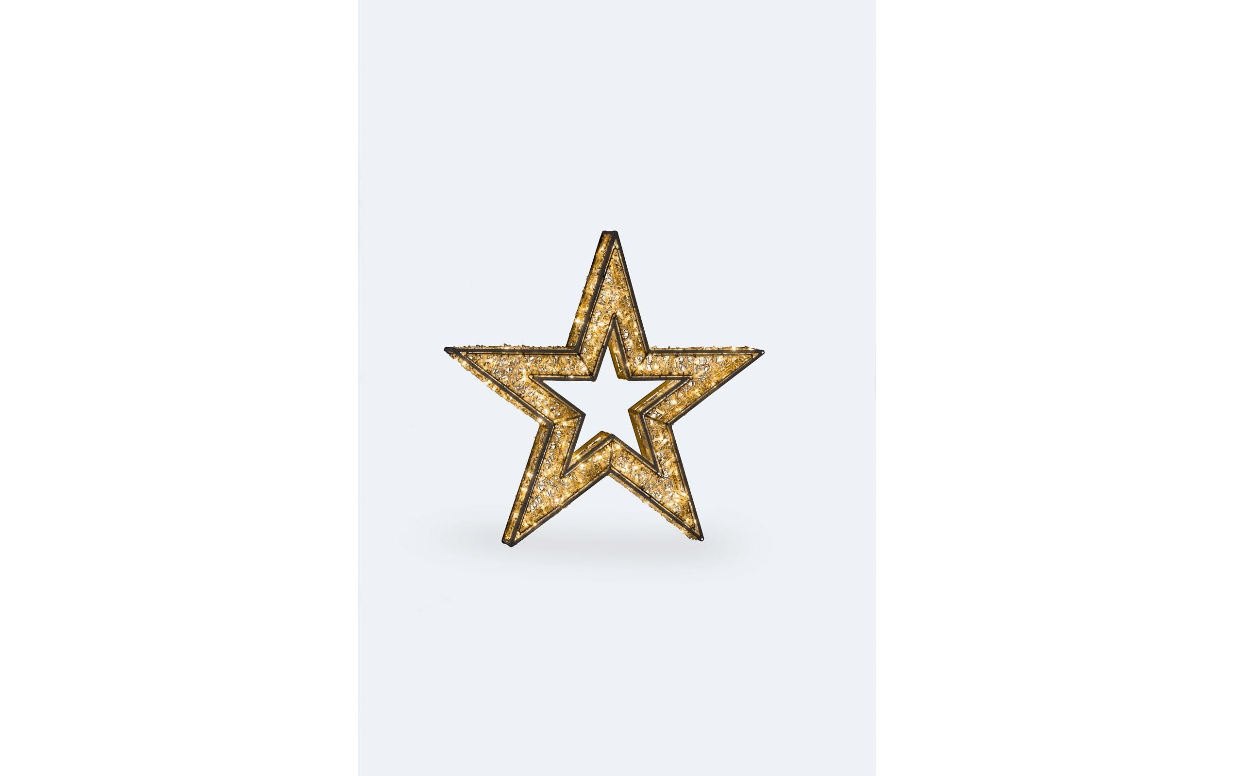 STT LED-Stern 3D Star, Warmweiss