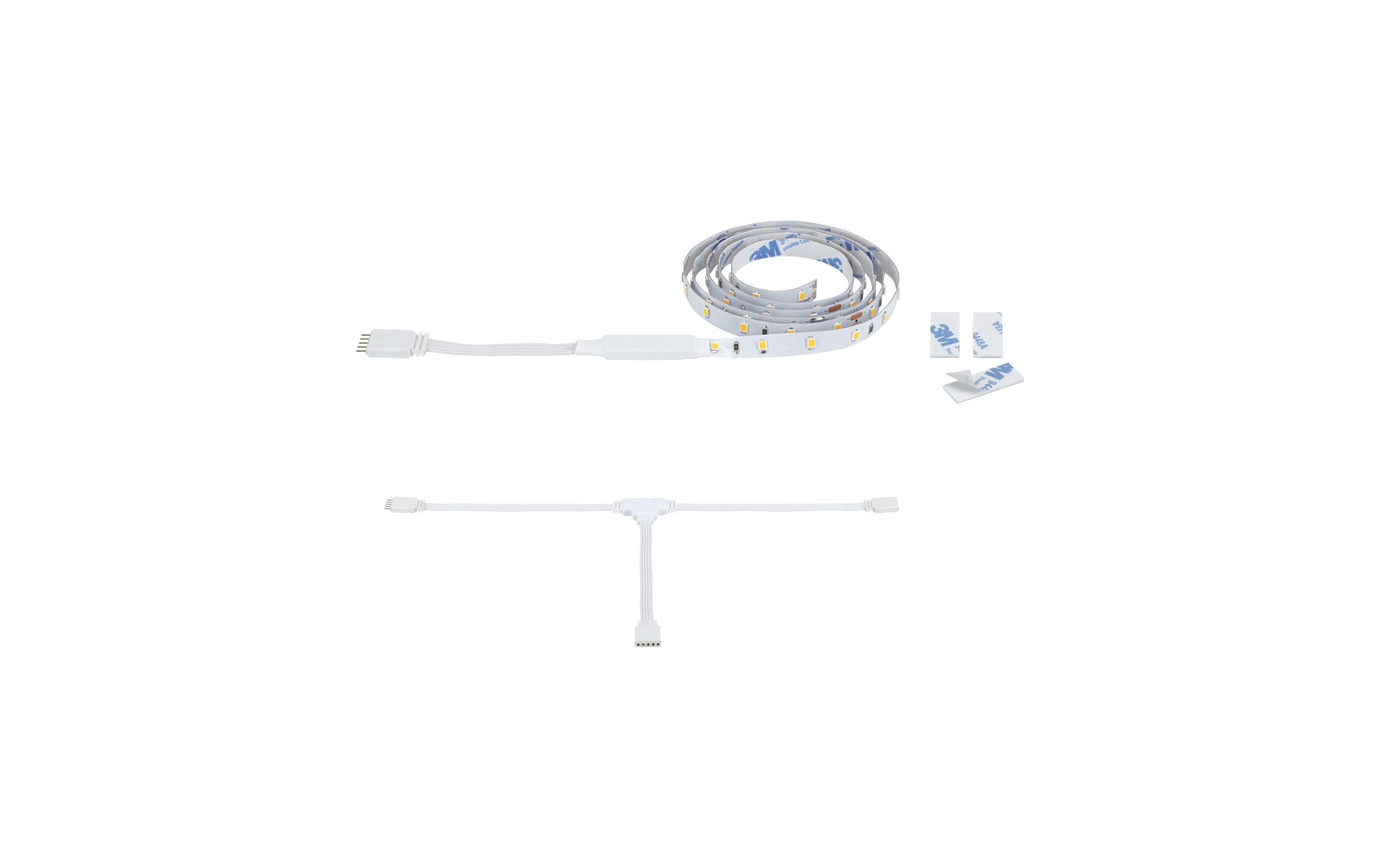 Paulmann LED-Stripe Erweiterung 1m für MaxLED Stair LED Strip 2700K – Verlängerung für LED-Streifen MaxLED von Paulmann