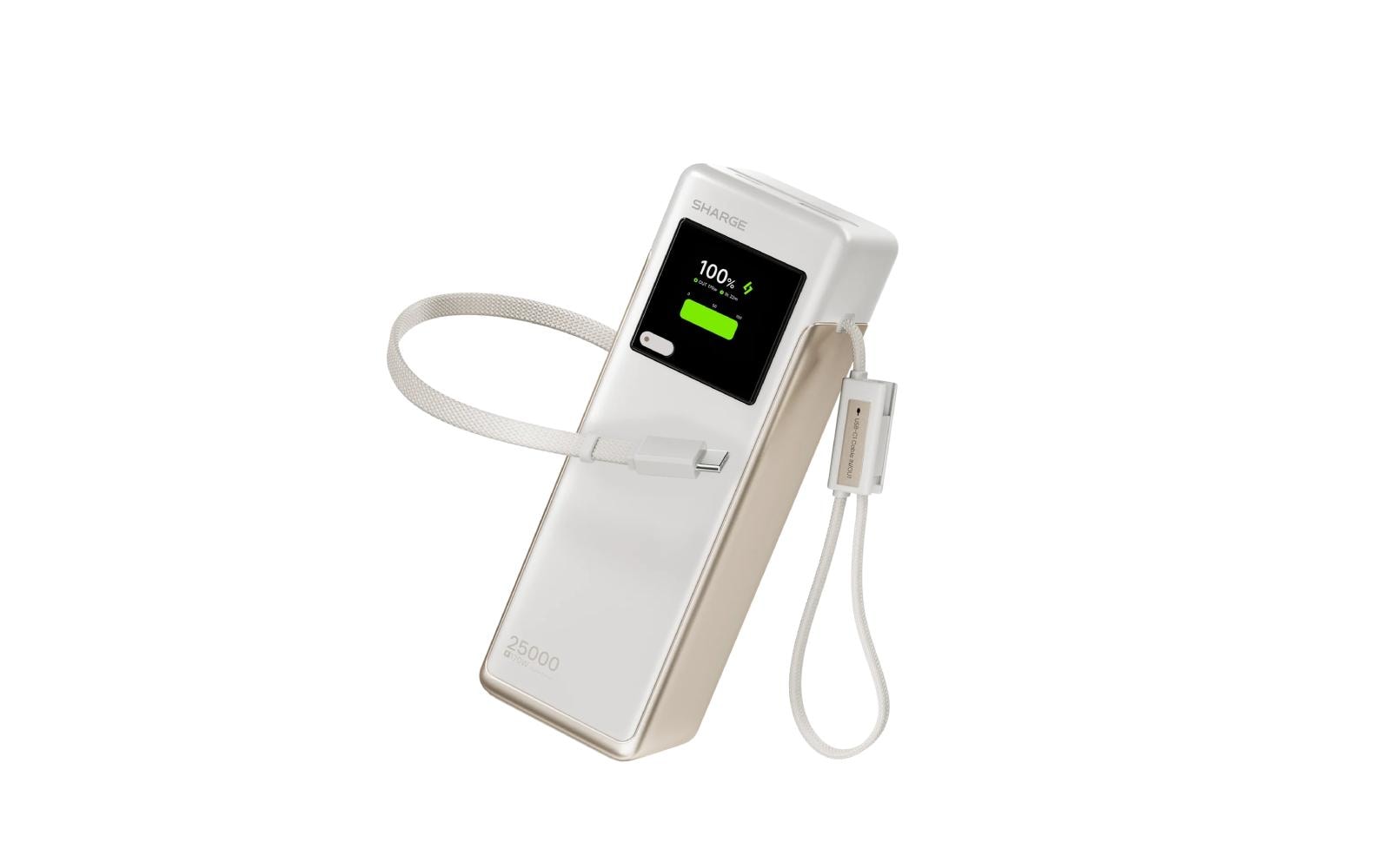 Sharge Powerbank HyperTower 170 WHI, 170 W, 25000 mAh