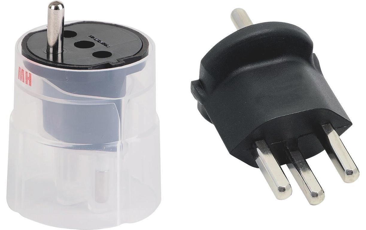 Max Hauri Fixadapter Schuko – Typ 23 Schwarz – Fixadapter von Max Hauri