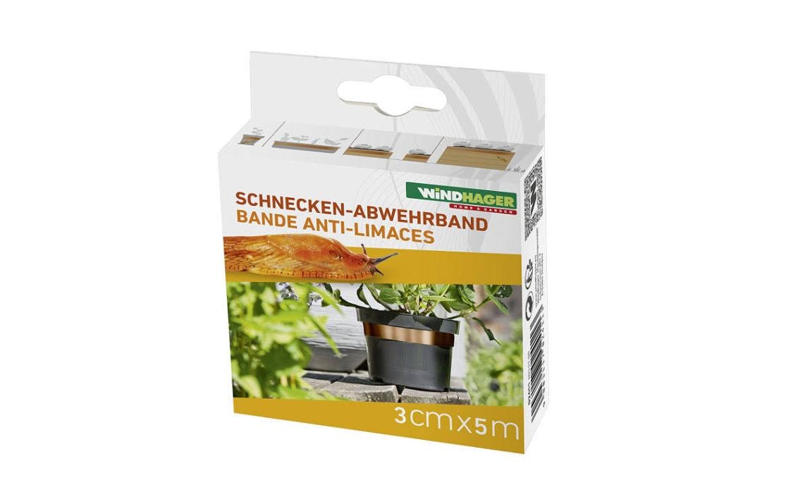 Windhager Schnecken-Abwehrband Kupfer