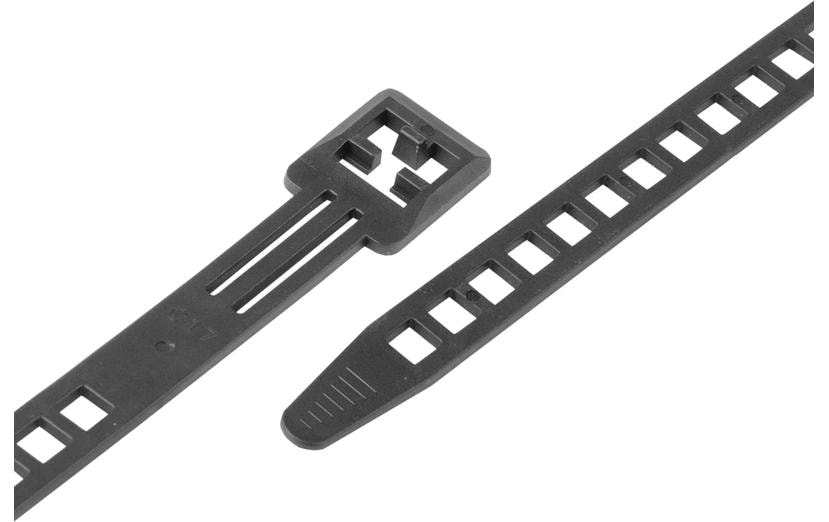 STEFFEN Kabelbinder 100 Stück Schwarz 140 mm x 9 mm – Kabelbinder von STEFFEN