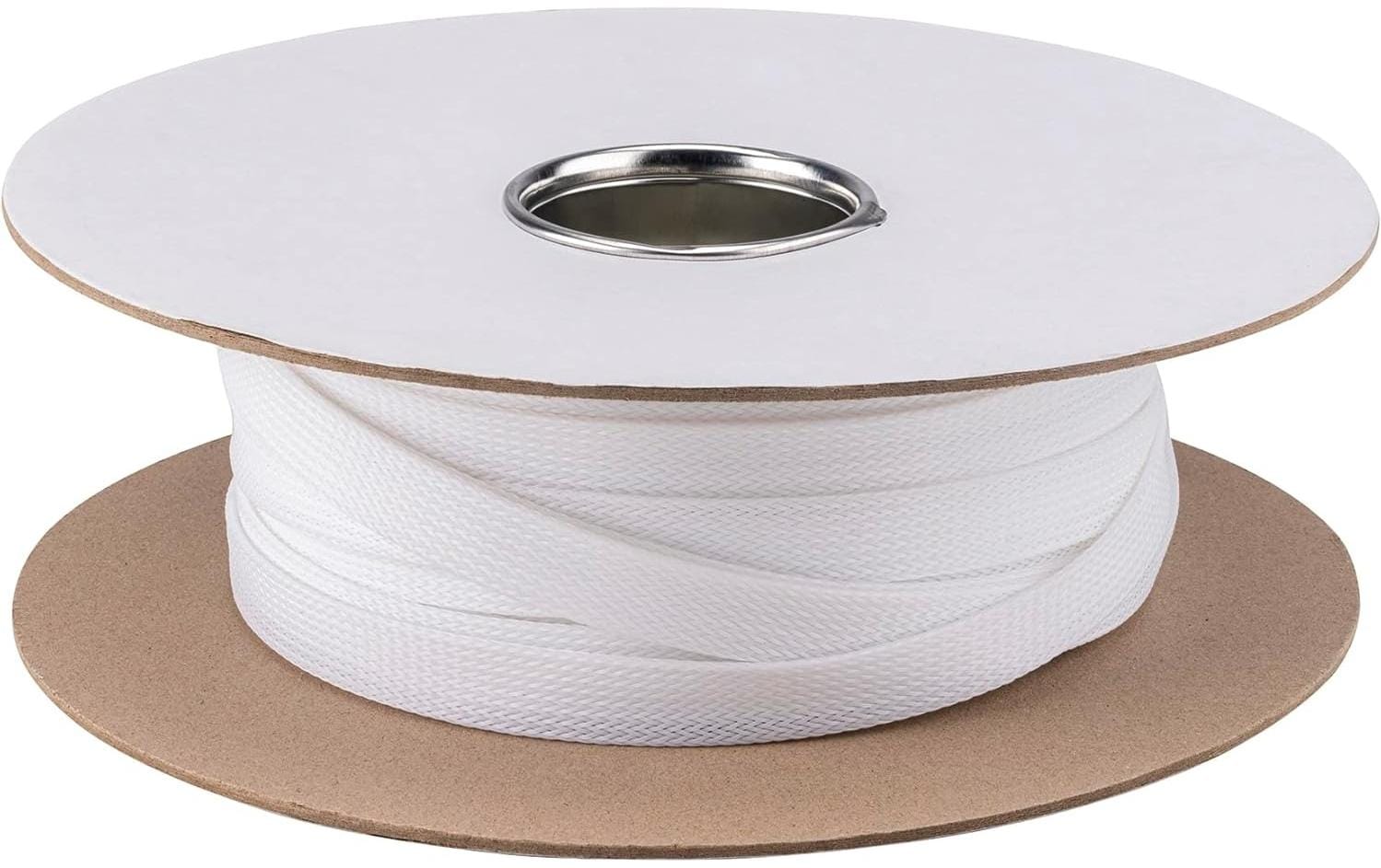 PureMounts Kabelschlauch PM-SOCKS-20W-50 50 m x 20 mm Weiss – Kabelschlauch von PureMounts