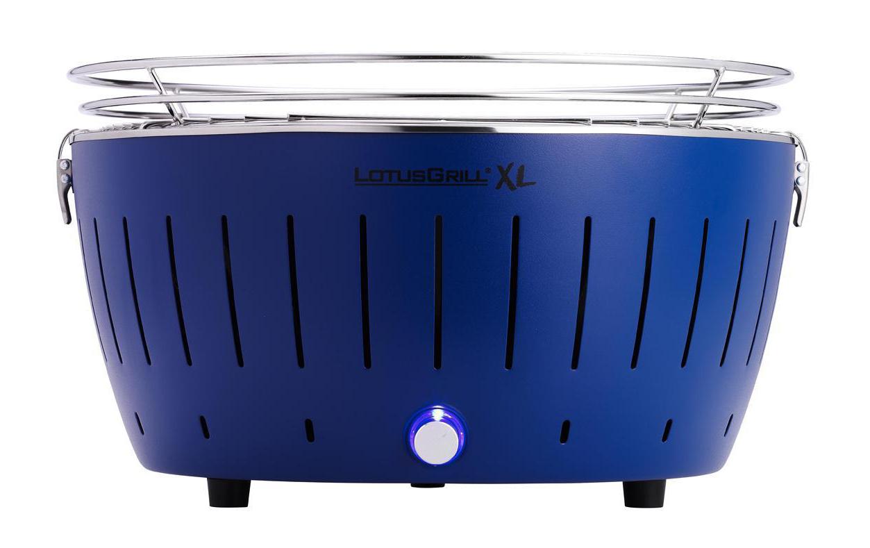 LotusGrill Tischgrill  XL, Tiefblau, Ø 40.5 cm