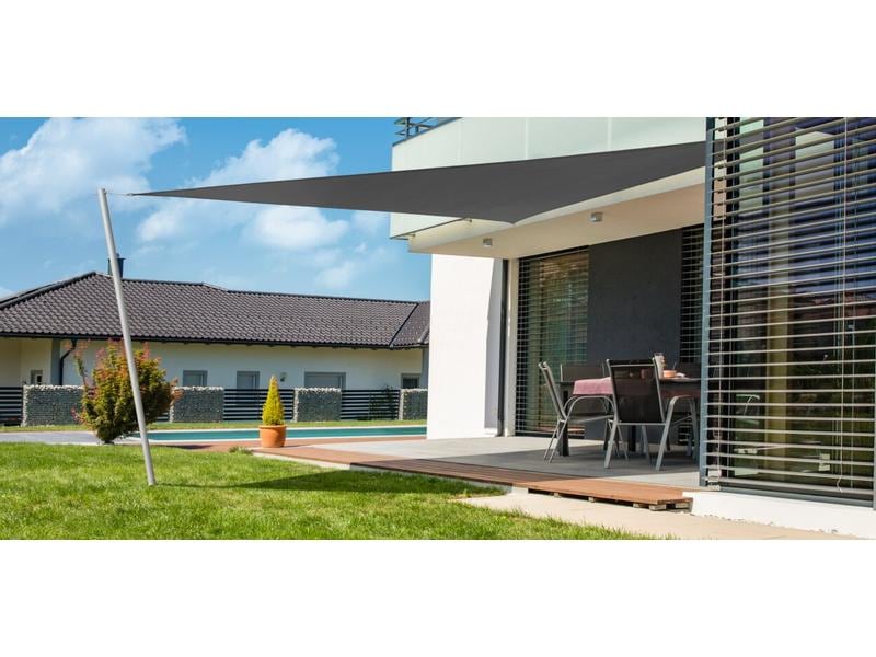 Sonnensegel Dreieck 3m, grau