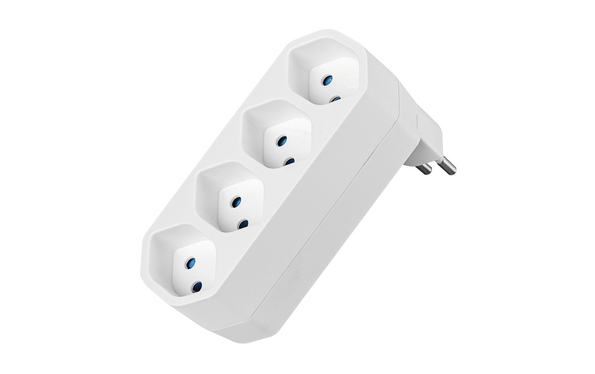 STEFFEN Manta Mehrfachadapter 4xT13 drehbar 4 – Mehrfachstecker von STEFFEN