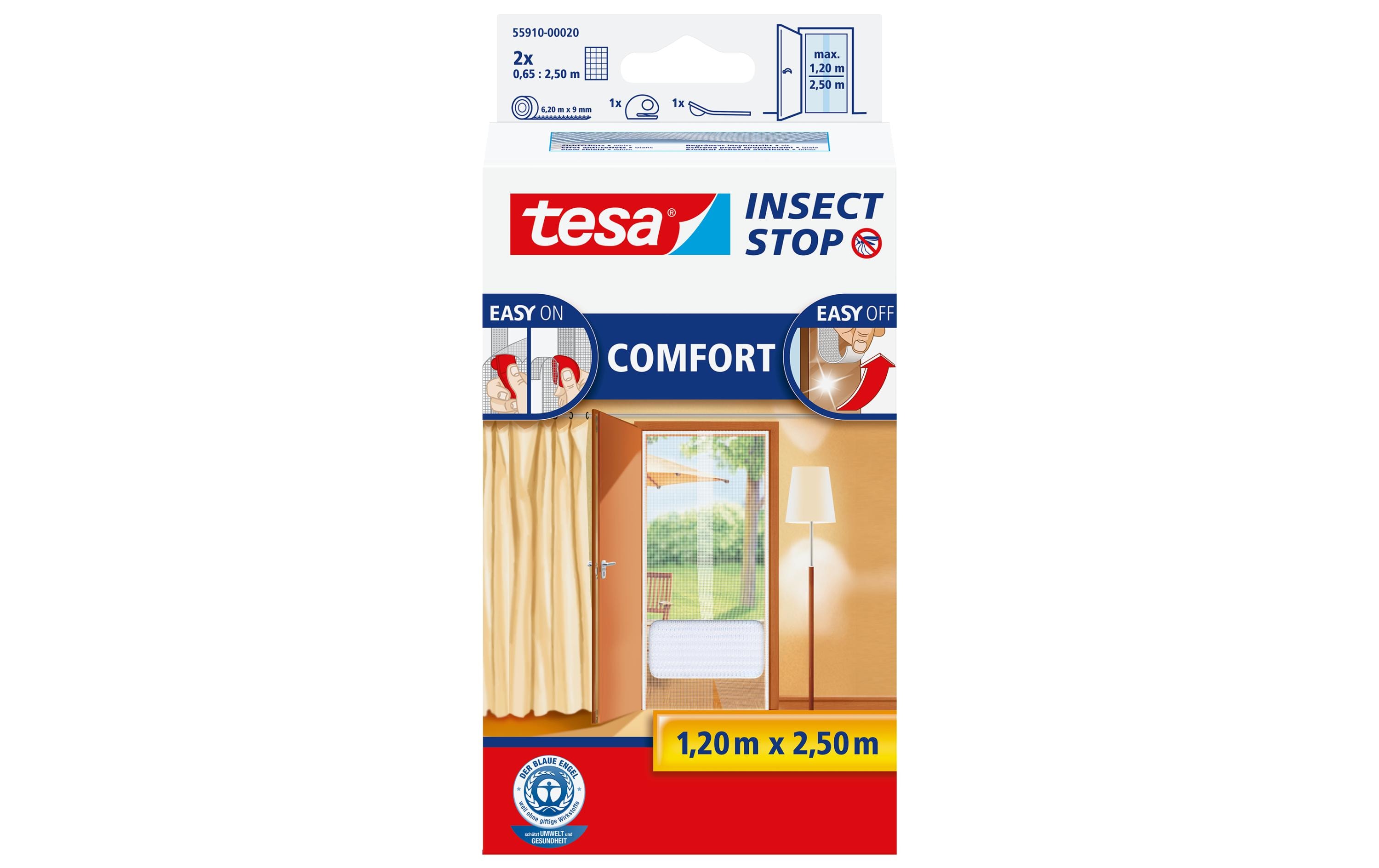 Tesa Insect Stop Comfort Türen weiss