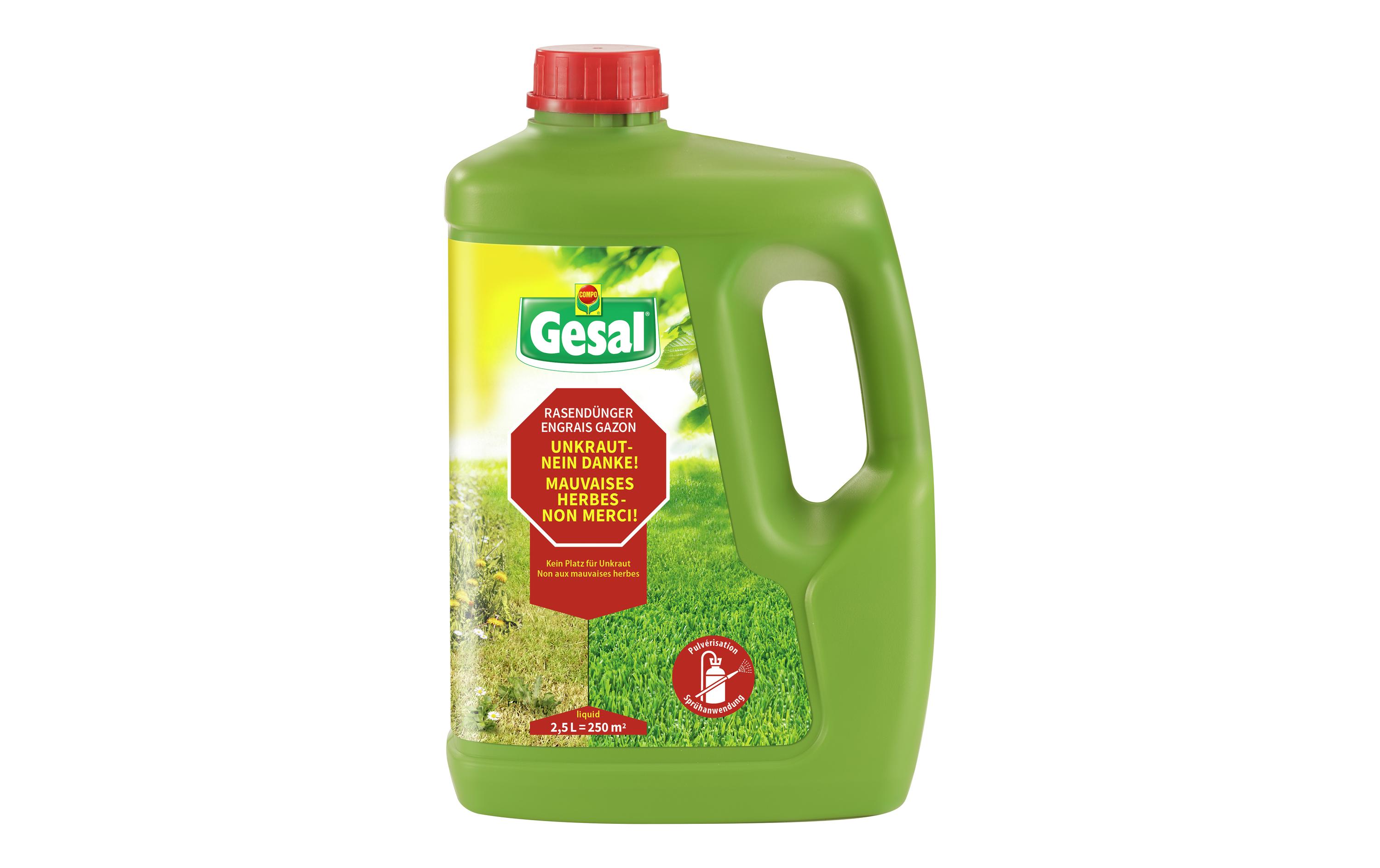 Gesal Gesal Rasendünger Unkraut – Nein danke! 2,5 L 2.5 l