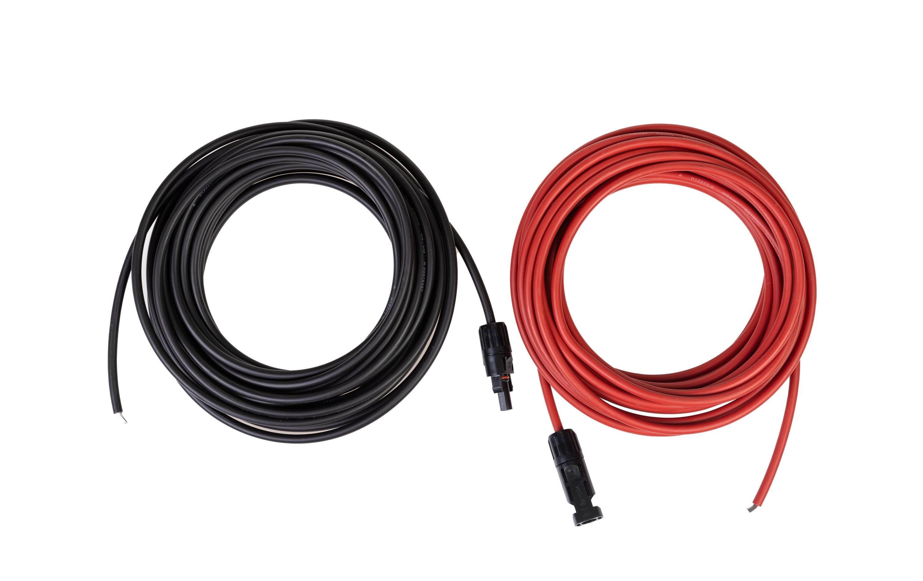 FURBER.power Solarkabel 6 mm² FC4 - offen, Set, 10 m
