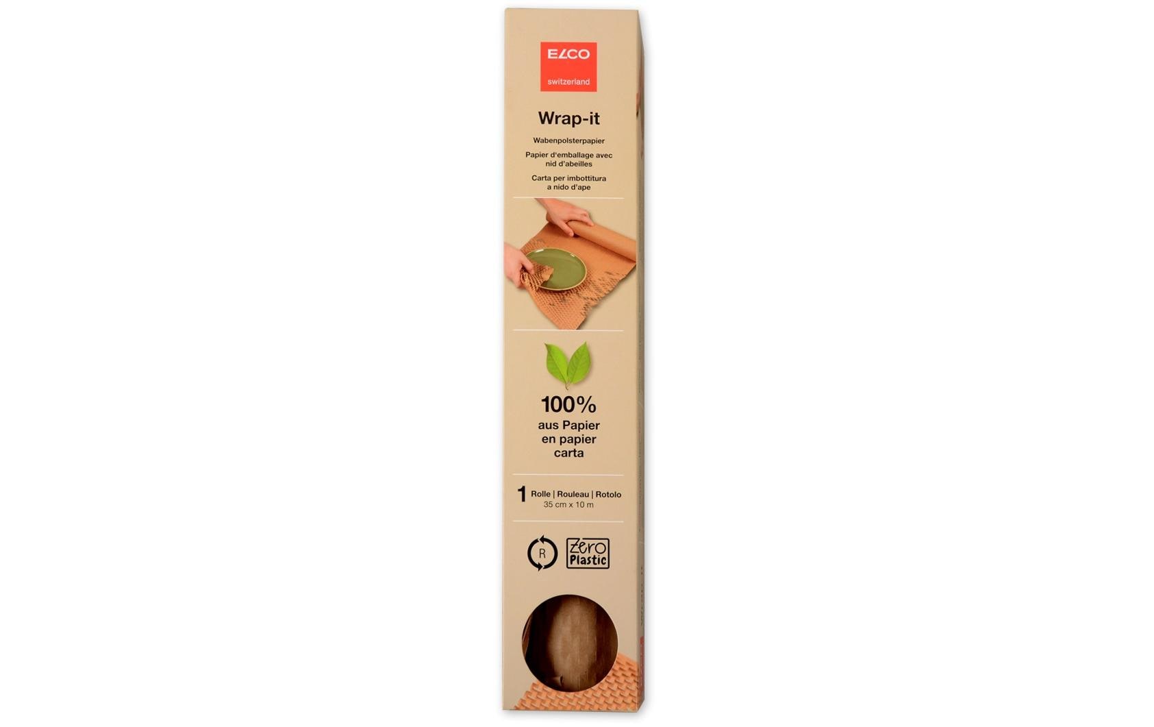 ELCO Packpapier Wrap-it, Rolle 35 cm x 10 m – Versandzubehör von ELCO