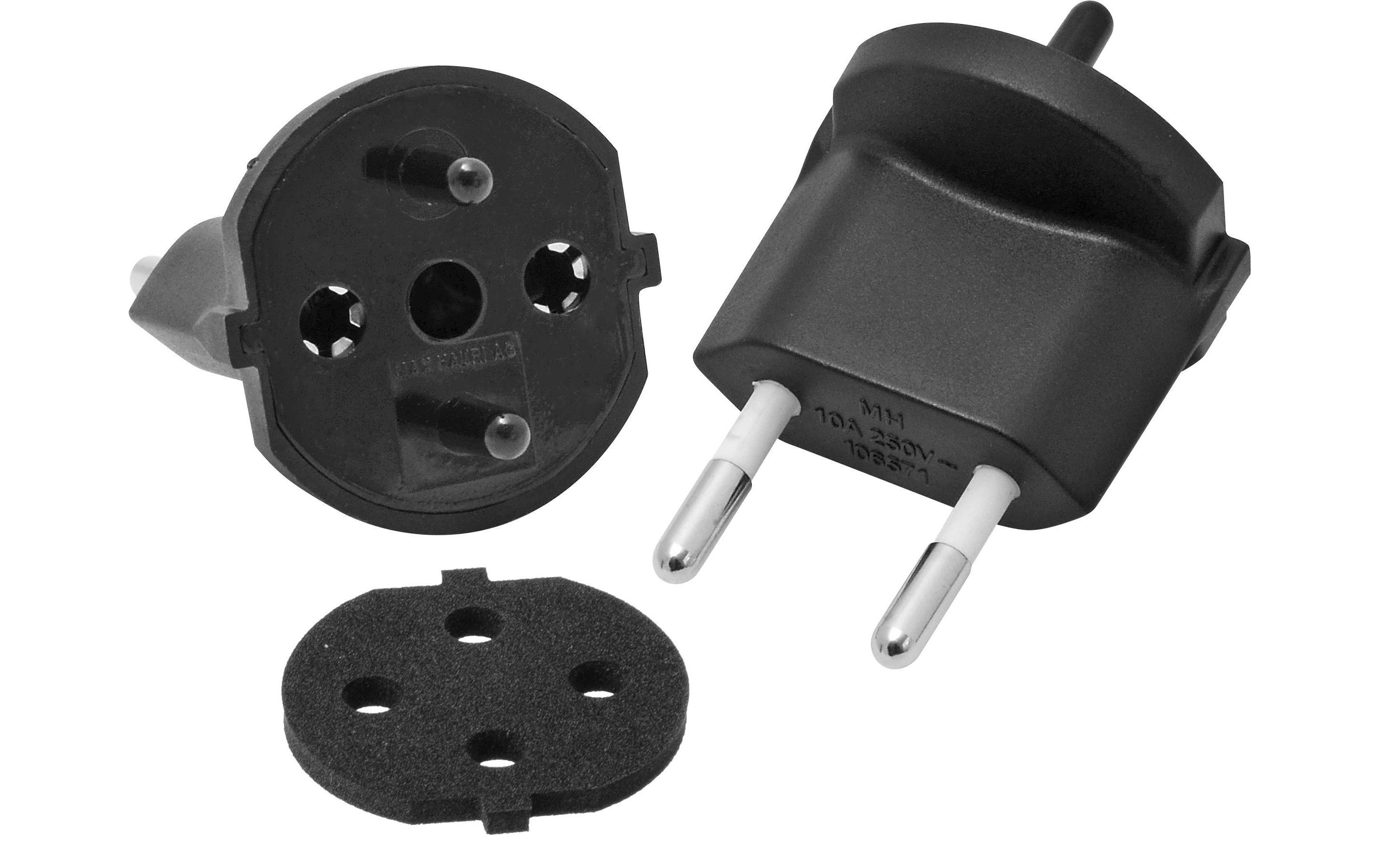 Max Hauri Fixadapter SchuKo Konturenstecker – T11 mit Moosgummi – Fixadapter von Max Hauri