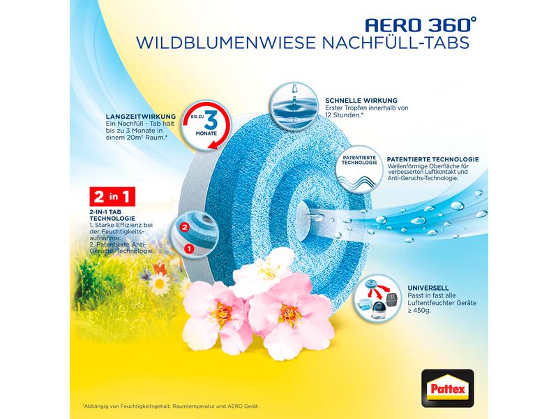 Pattex AERO 360° Wildblumen Tabs