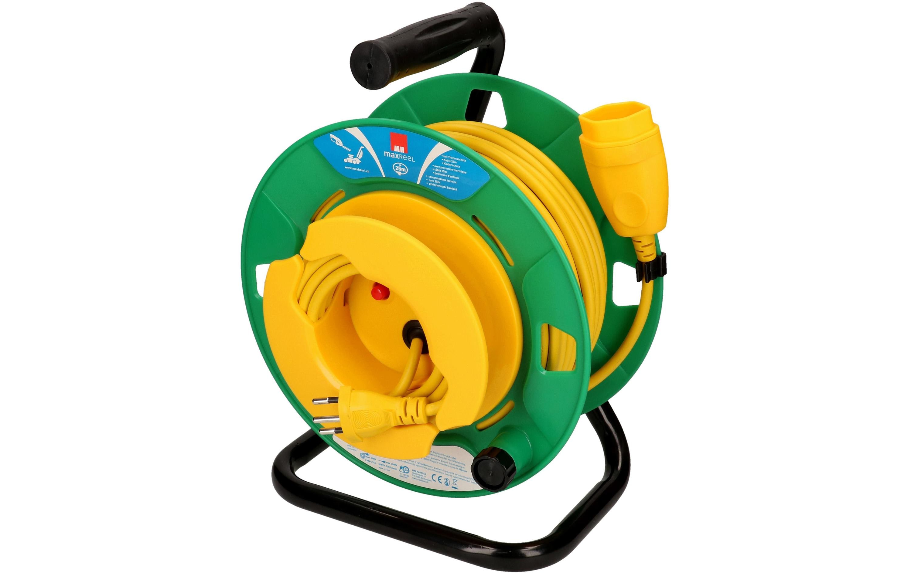 Max Hauri Rasenmäher-Kabelrolle maxREEL 25 m – Kabelrolle von Max Hauri