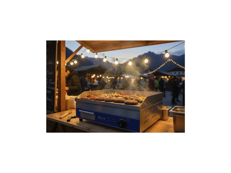 BergerLanz D600 Elektro Plattengrill