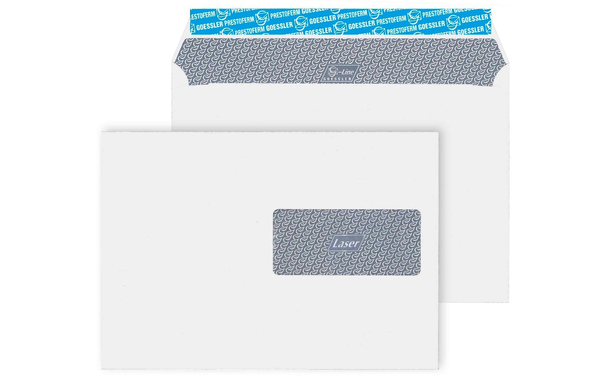 Goessler Couvert mit Fenster G-Line Laser C5, Rechts, 500 Stück – Couvert von Goessler