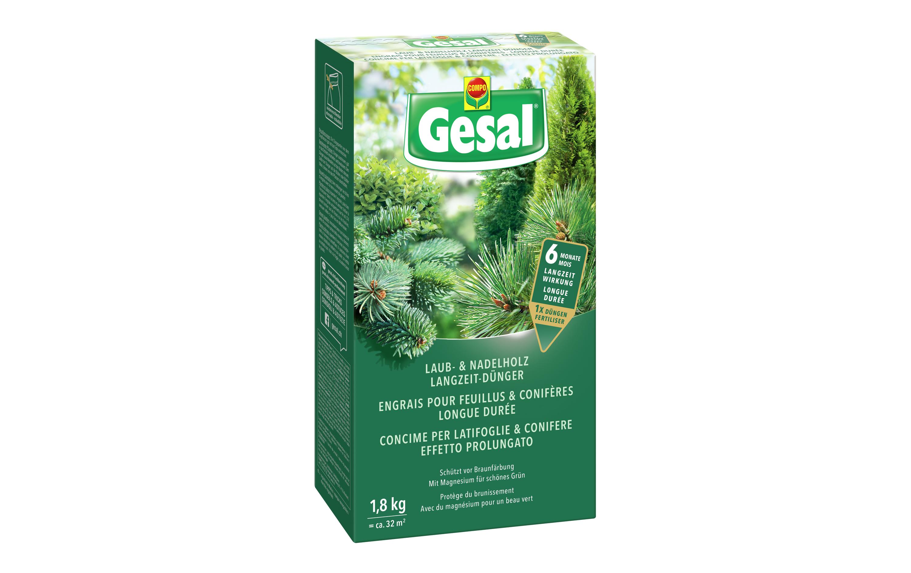 Gesal Gesal Laub- u. Nadelholz Langzeit-Dünger 1.8 kg 1.8 kg