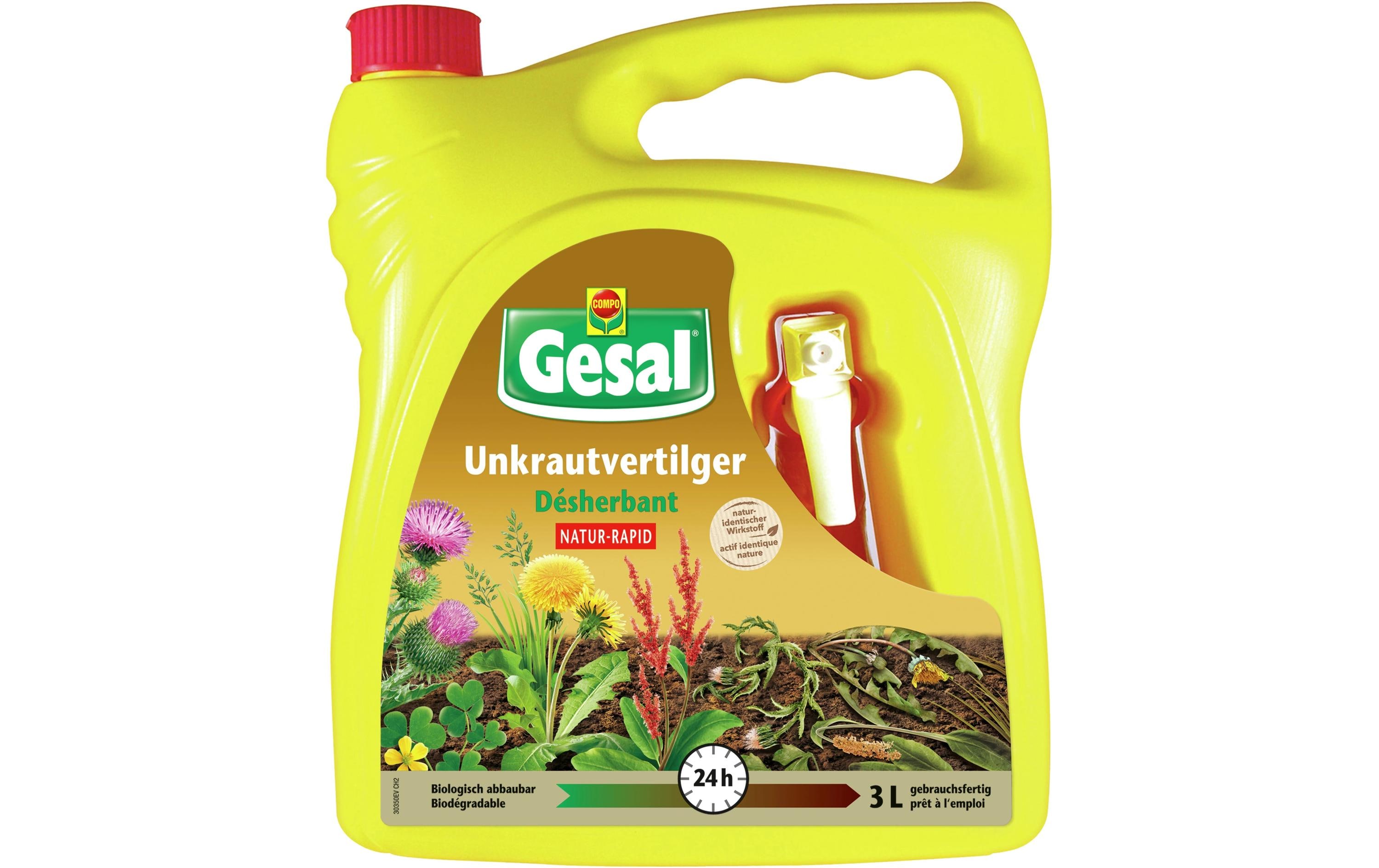 Gesal Unkrautvertilger NATUR-RAPID 3 L