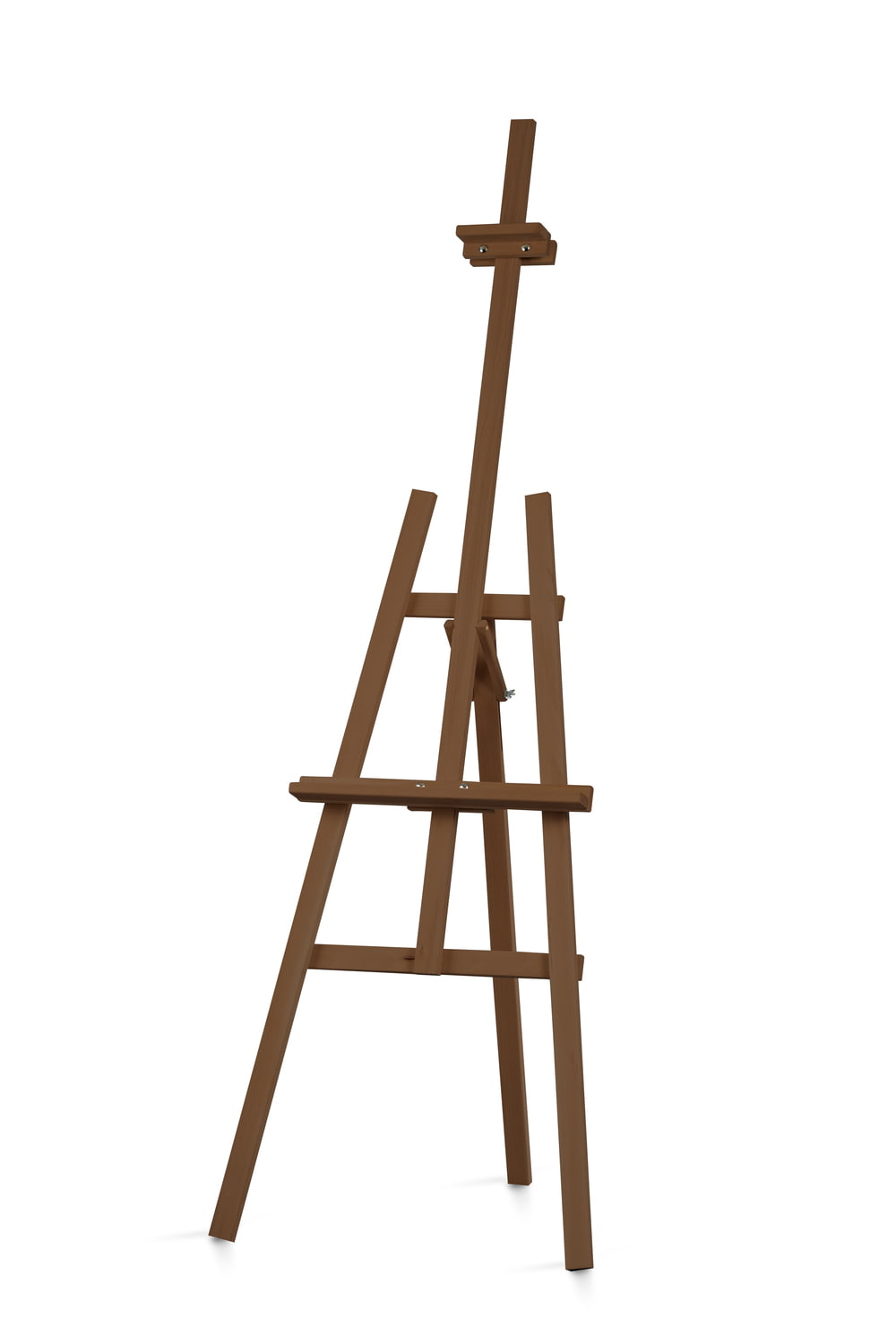 Staffelei aus Holz - braun