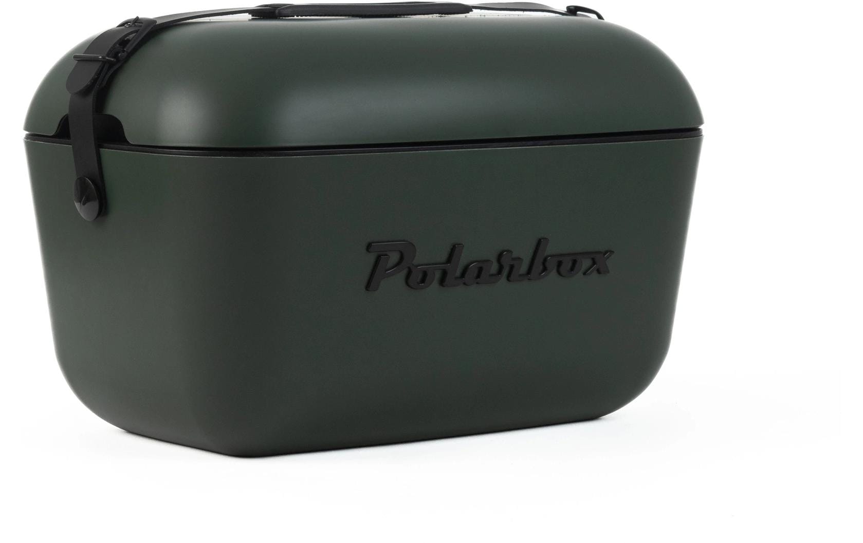 Polarbox Retro Cooler 20 l Waldgrün – Schwarz