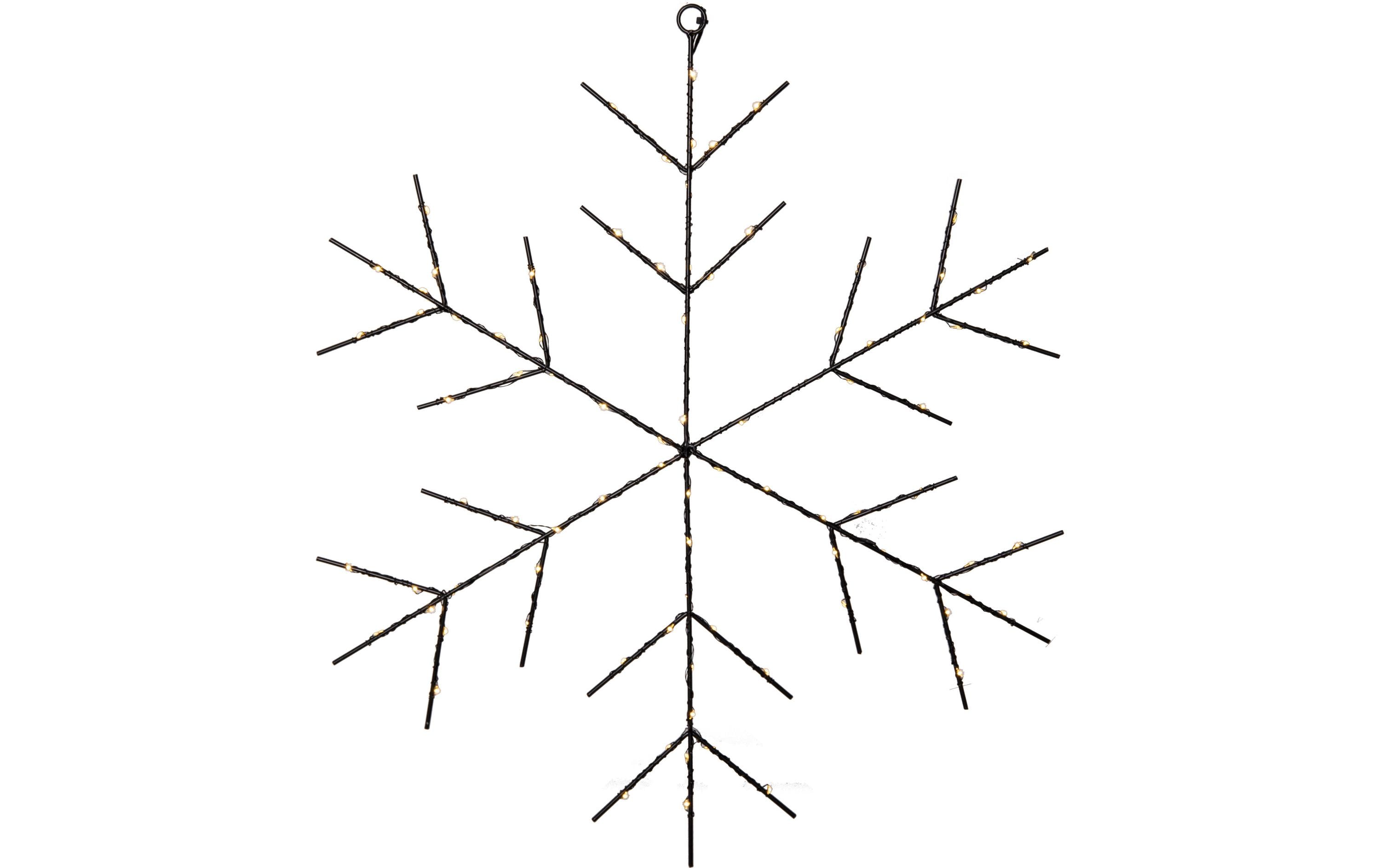 Star Trading LED-Stern Niva, Indoor, Warmweiss, Schwarz – LED-Weihnachtsdeko von Star Trading