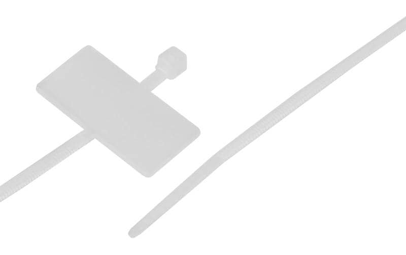 STEFFEN Kabelbinder mit Beschriftungsfeld 50 Stk. 200 mm x 2.5 mm – Kabelbinder von STEFFEN