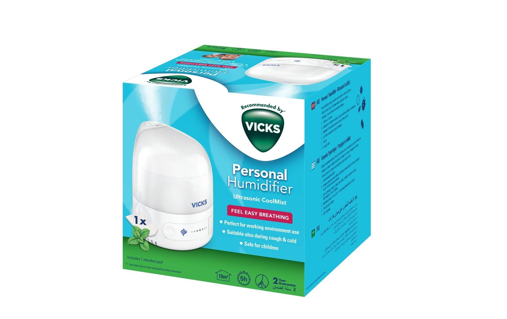 Vicks Luftbefeuchter Kaltluft Ultraschall VUL510E4