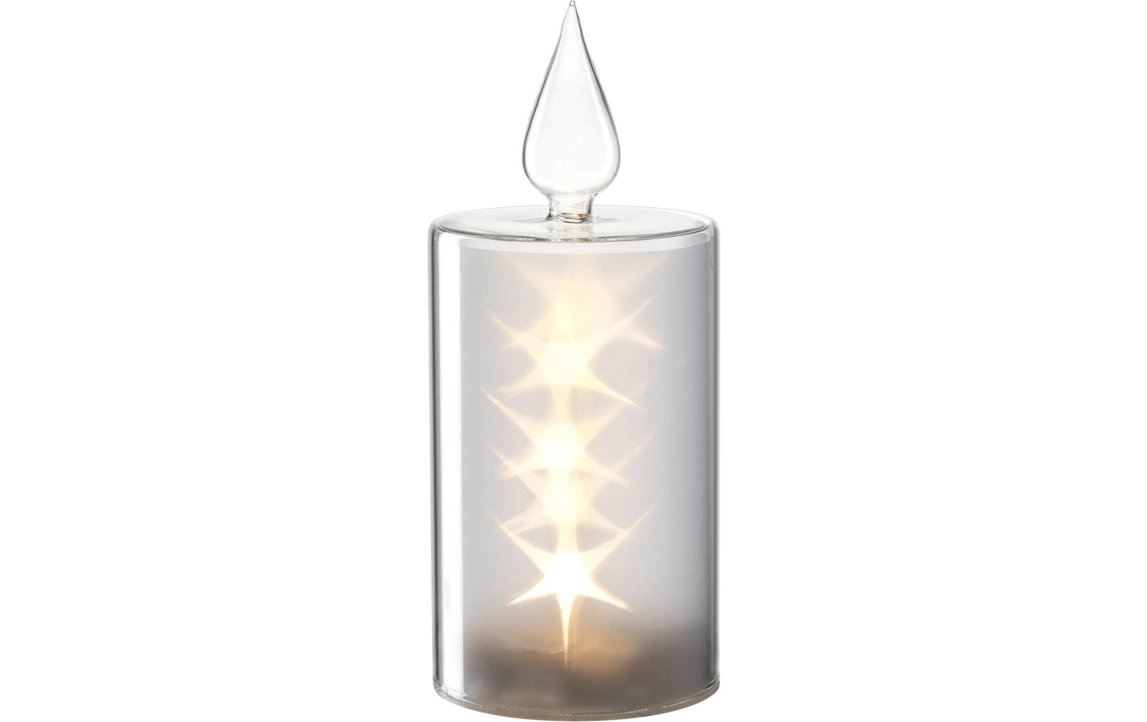 LEONARDO LED-Kerze Riposa 21, Weiss – LED-Kerze von LEONARDO