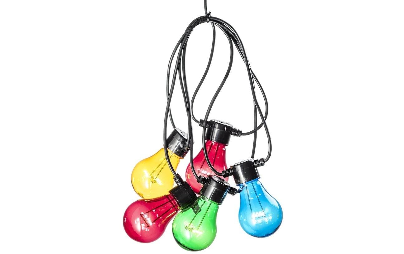 Konstsmide Lichterkette LED Party Lichterkette - Bunt – Lichterkette von Konstsmide
