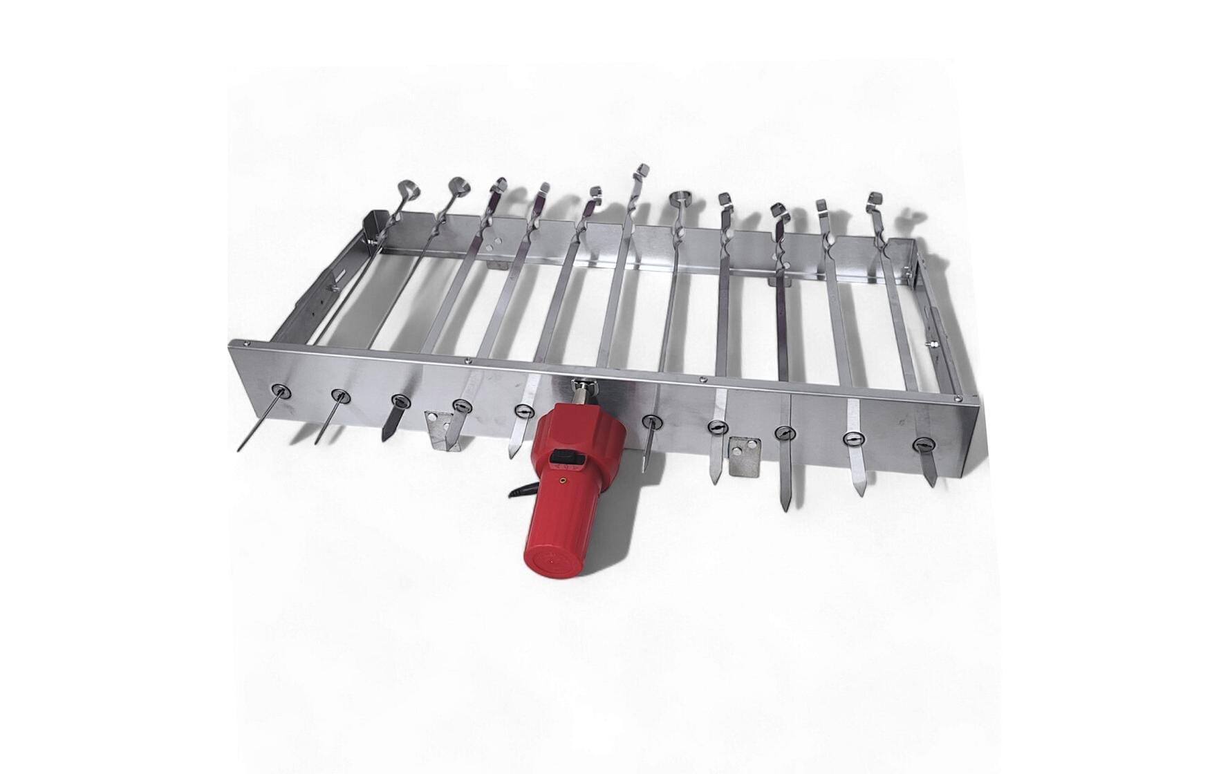 GRILLPETER Schaschlik-Spiessdreher für 9 Spiesse mit USB-Motor
