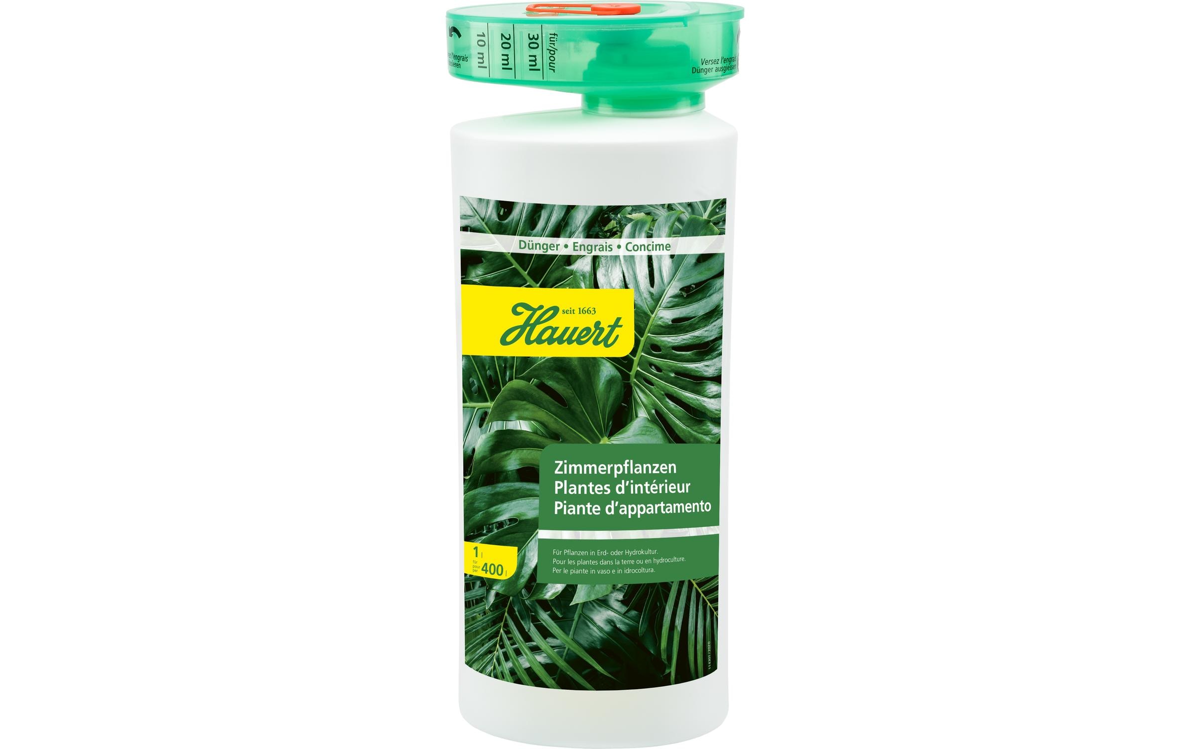 Hauert Flüssigdünger für Zimmerpflanzen, 1 l