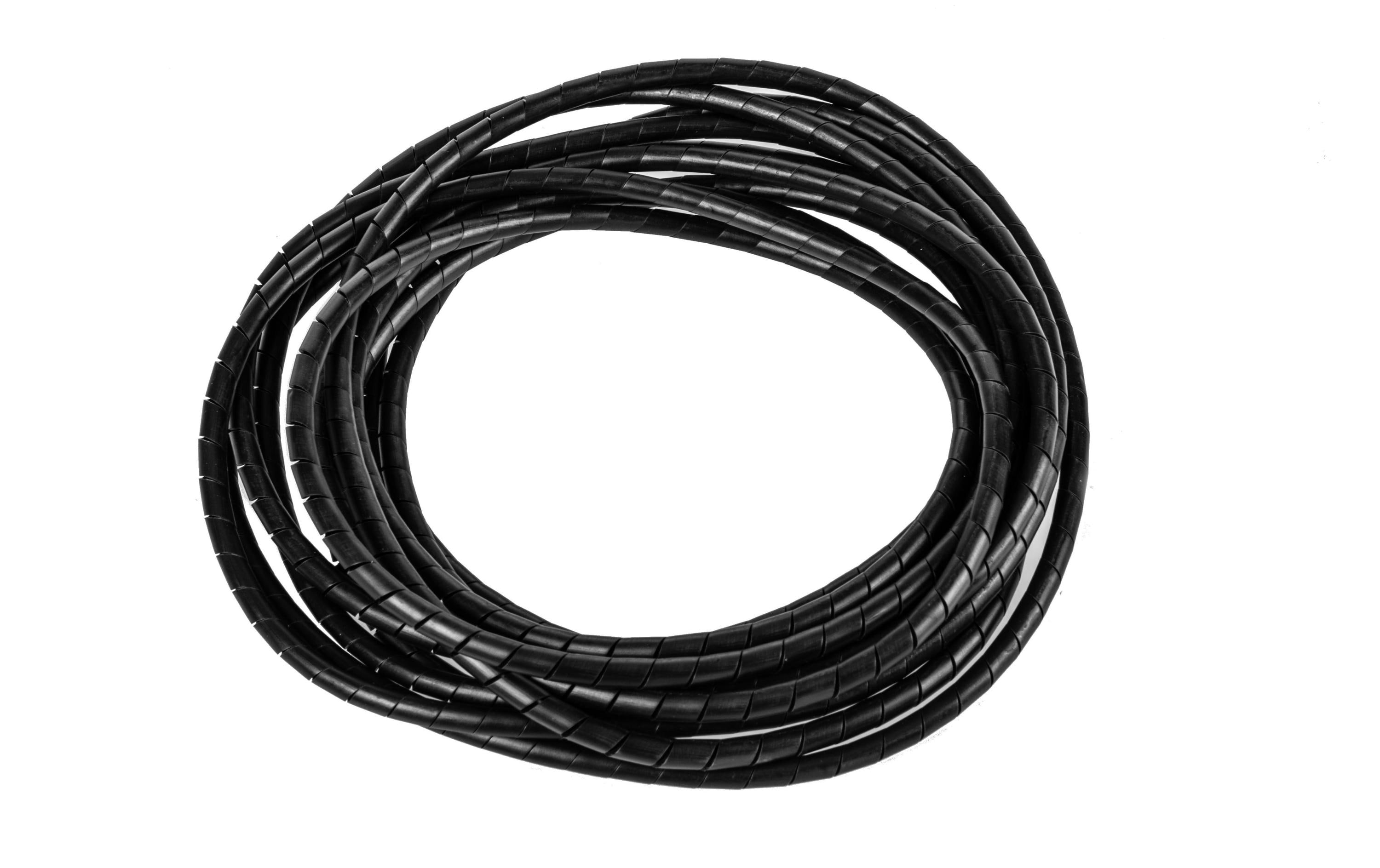 Plica Spiroschlauch 5 m x 6 mm Schwarz – Spiralschlauch von Plica