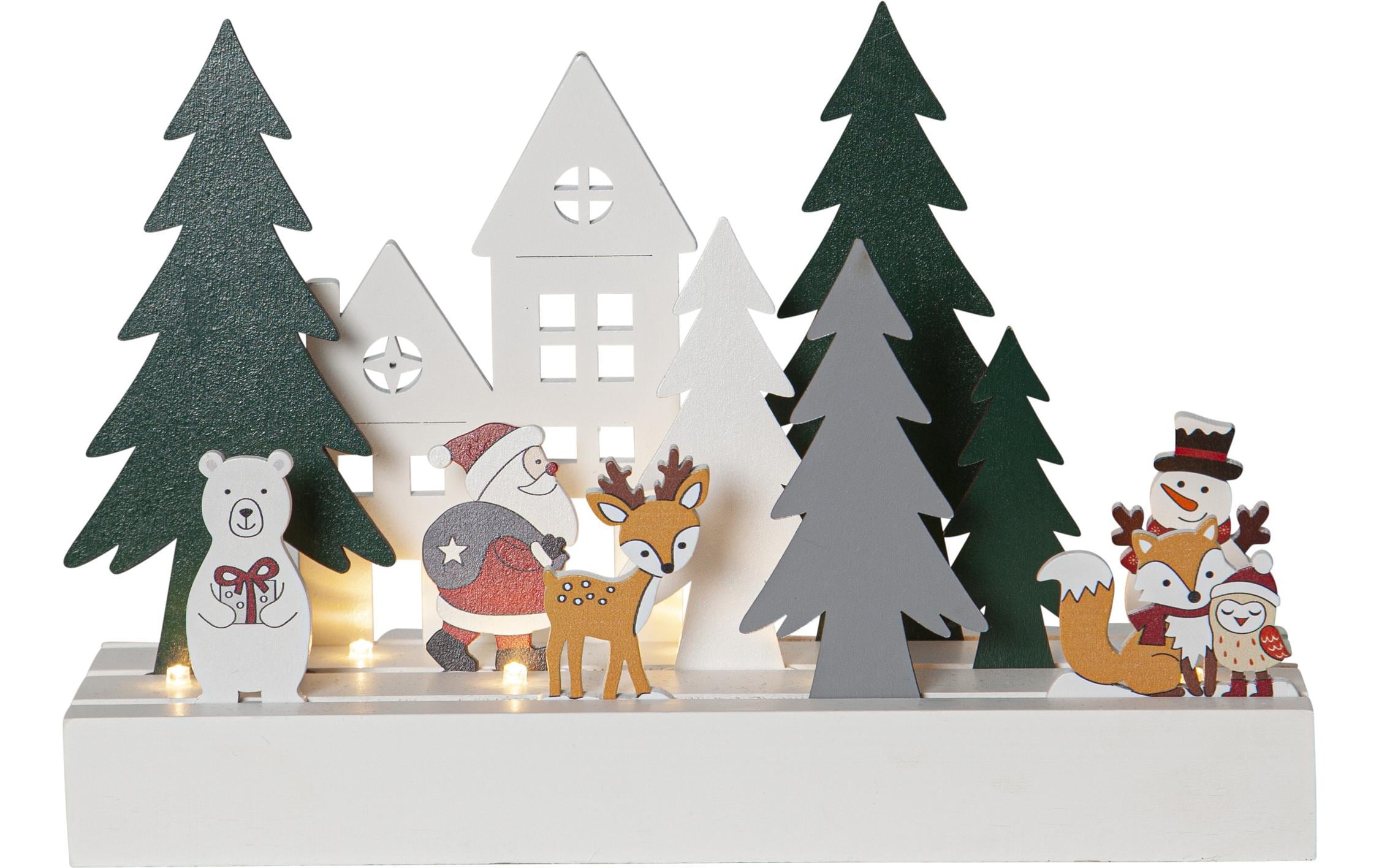 Star Trading Dekolicht Kerzenleuchter Puzzel, Warmweiss – LED-Weihnachtsdeko von Star Trading
