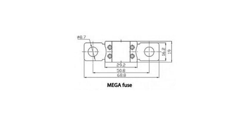 Victron Energy Mega-Sicherungen 200A/80V