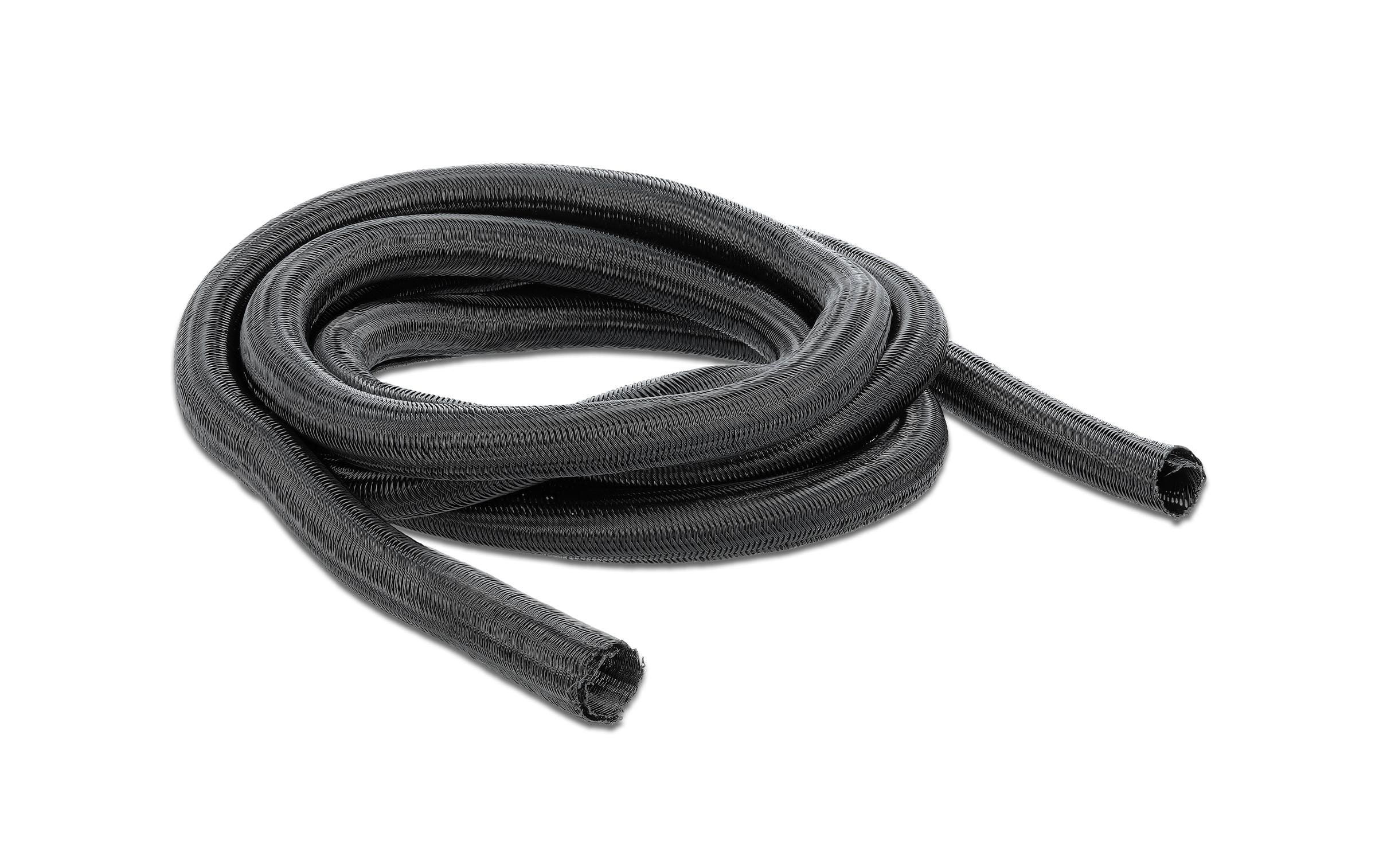 Delock Kabelschlauch 10mx13mm selbstschliessend Schwarz – Kabelschlauch von Delock
