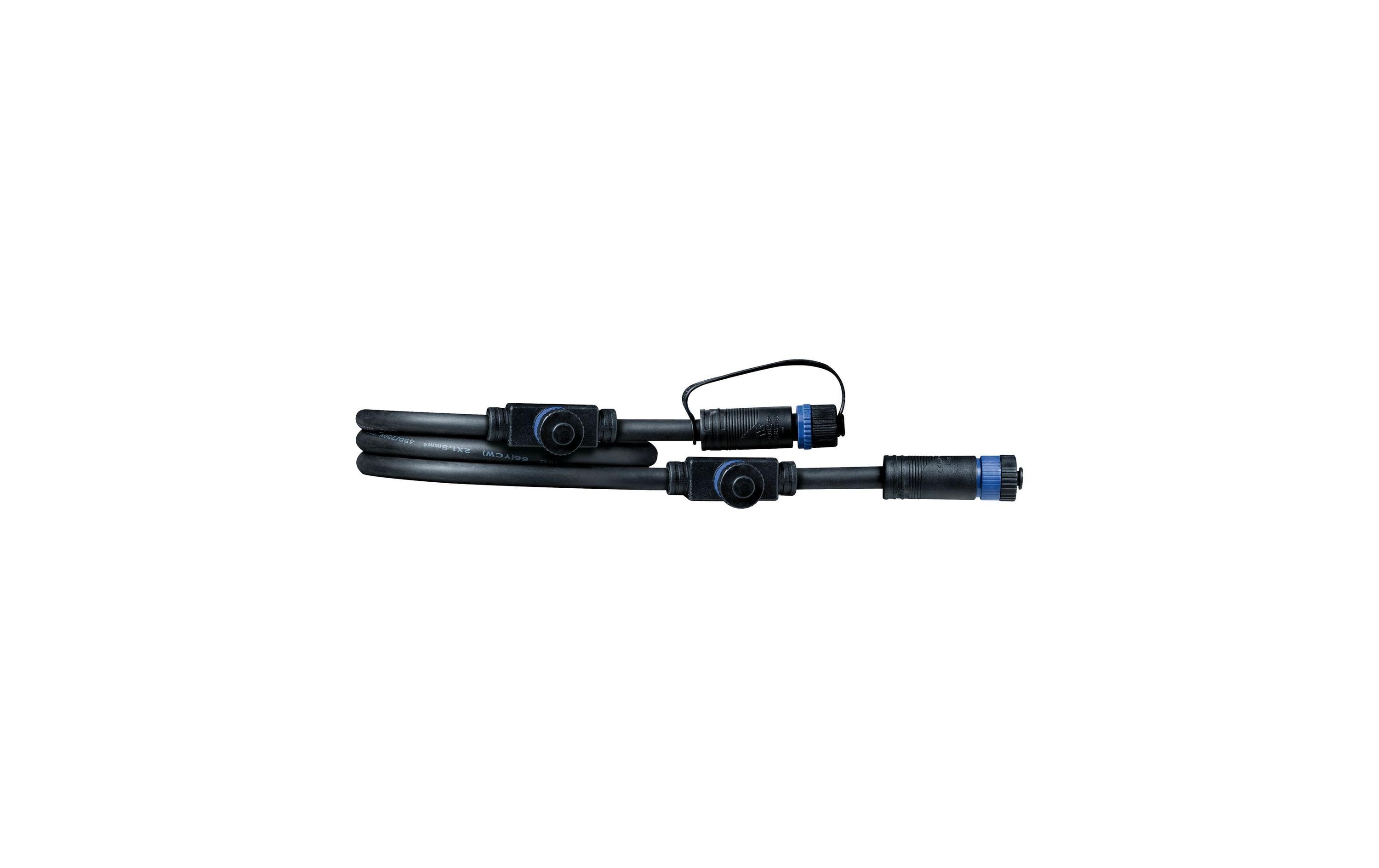 Paulmann Verbindungskabel Plug & Shine 1 m mit 3 Anschlussbuchen – Verbindungskabel von Paulmann
